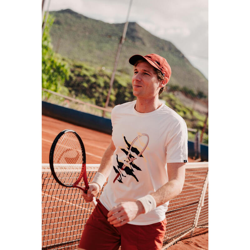 Erkek Tenis Tişörtü - Beyaz - TTS Soft