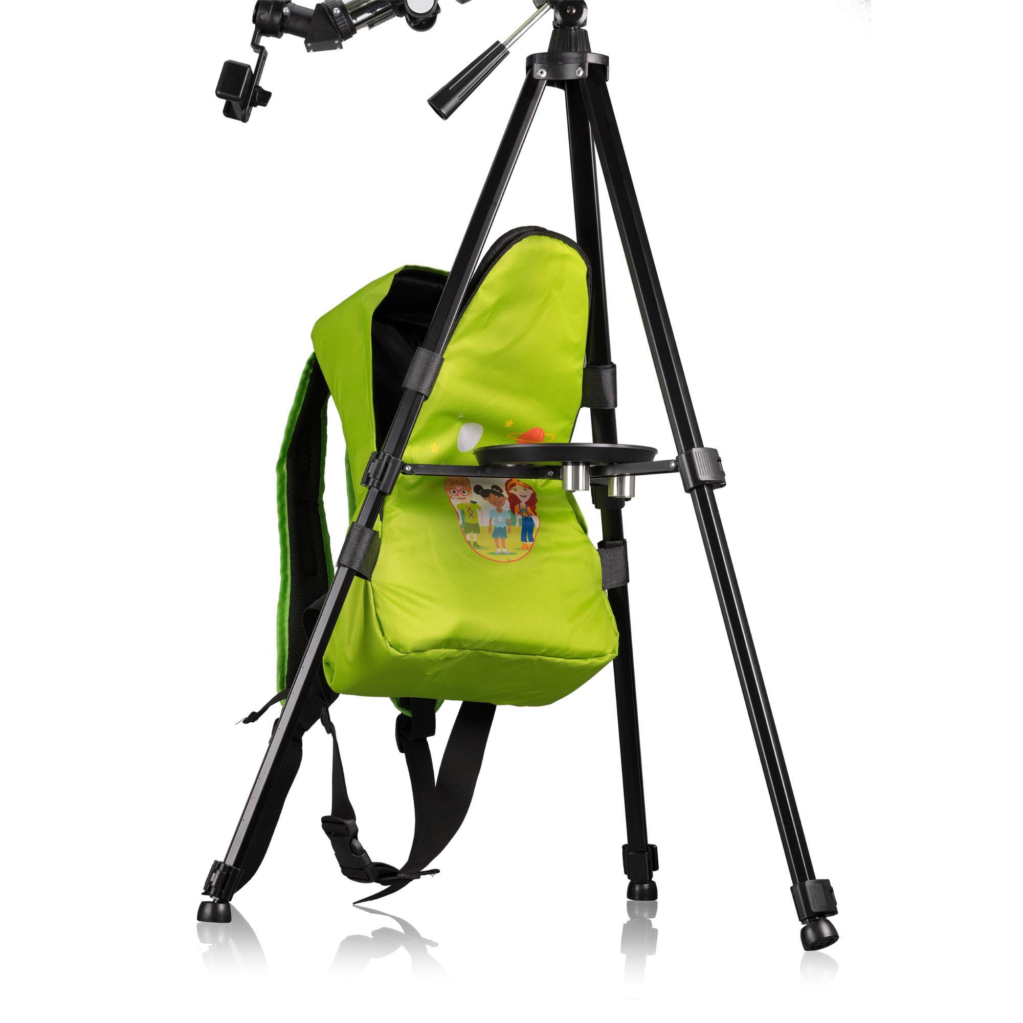 Telescopio Refractor 70/400 JUNIOR con MOCHILA y Adaptador de FOTOS - CD 4/6
