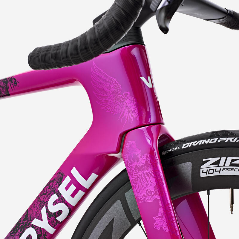Bicicletă de șosea SRAM Force AXS E1 2x12v, RCR-F PRO VAN RYSEL ROUBAIX
