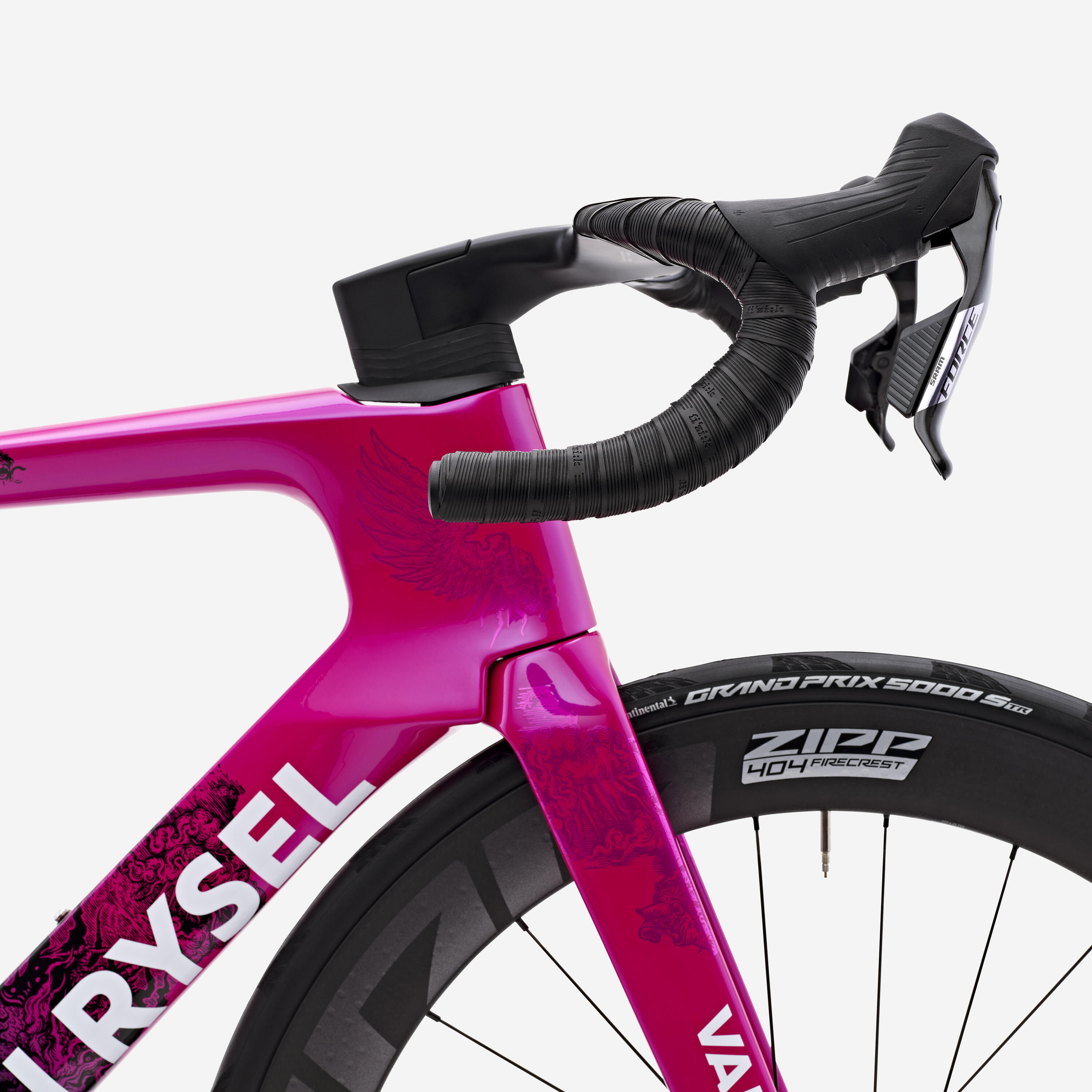 Rennvelo Sram Force AXS E1 2x12v, RCR-F Pro Van Rysel Roubaix 14/21