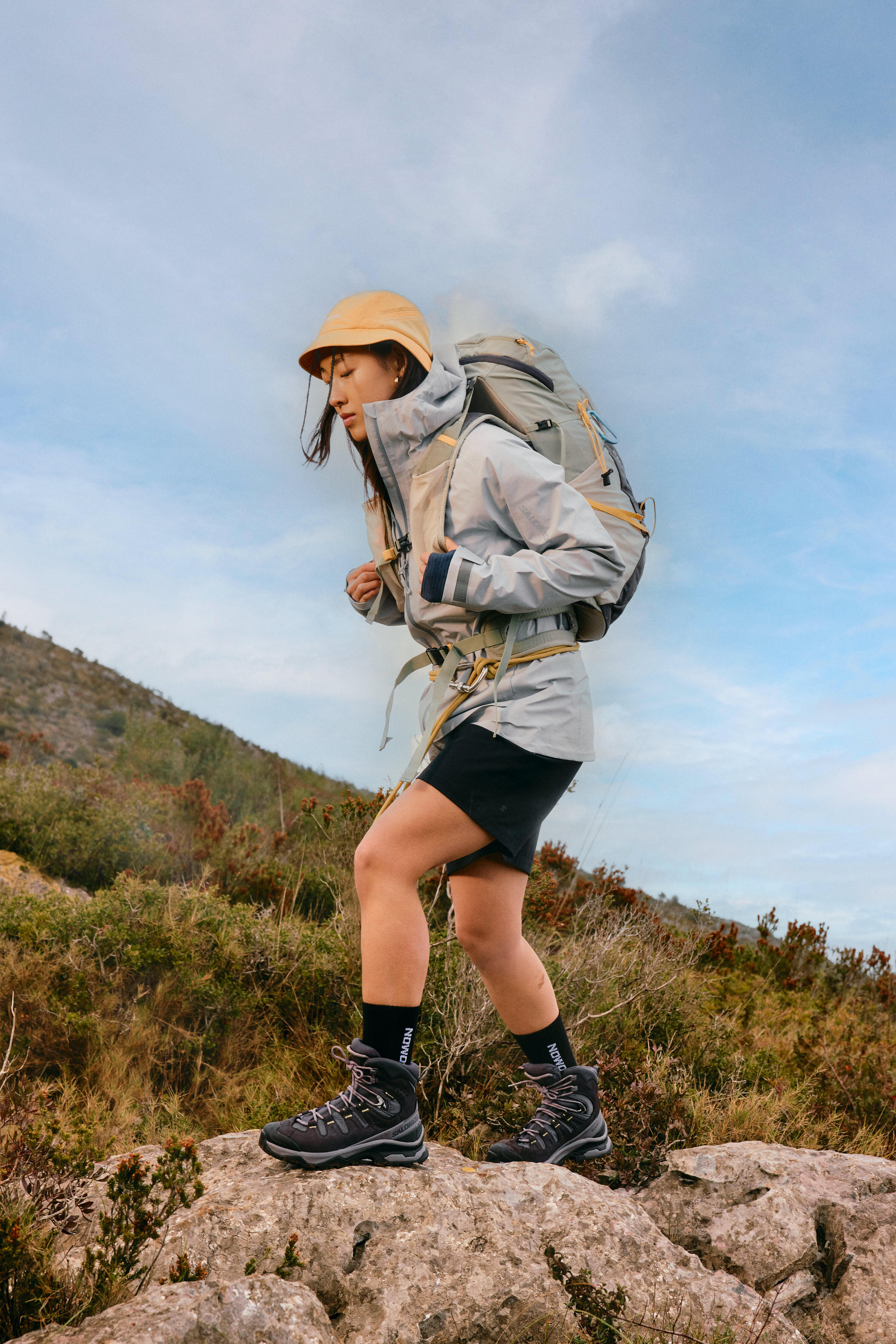 Dámské boty na treking kožené nepromokavé Gore-Tex® Quest 5 GTX 7/8