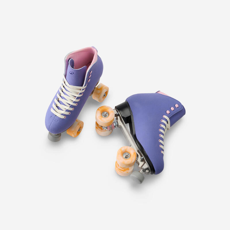 Patine cu role QUAD Dancing D500, Yestalgia, mov