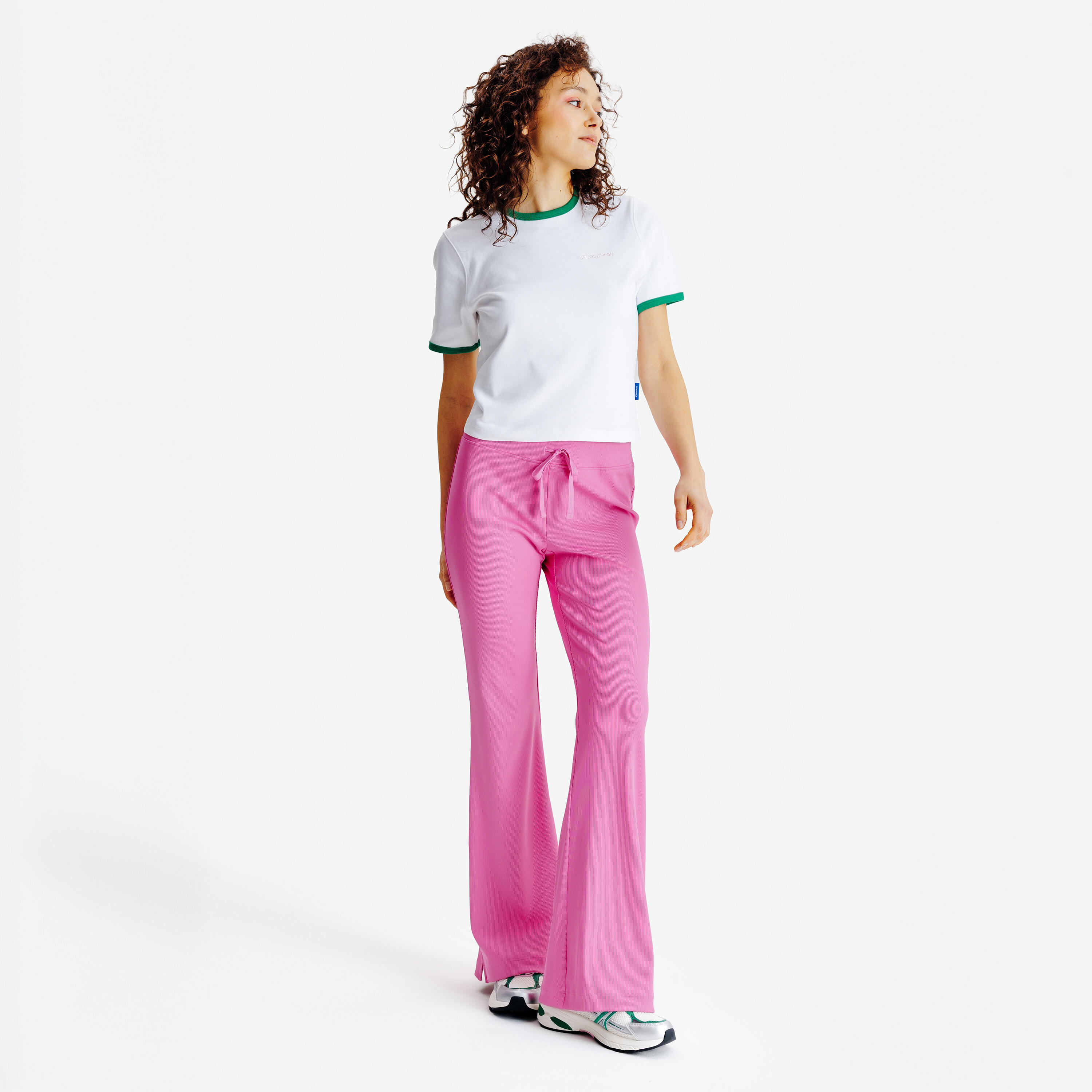 Flared legging Yestalgia dames roze 2/8