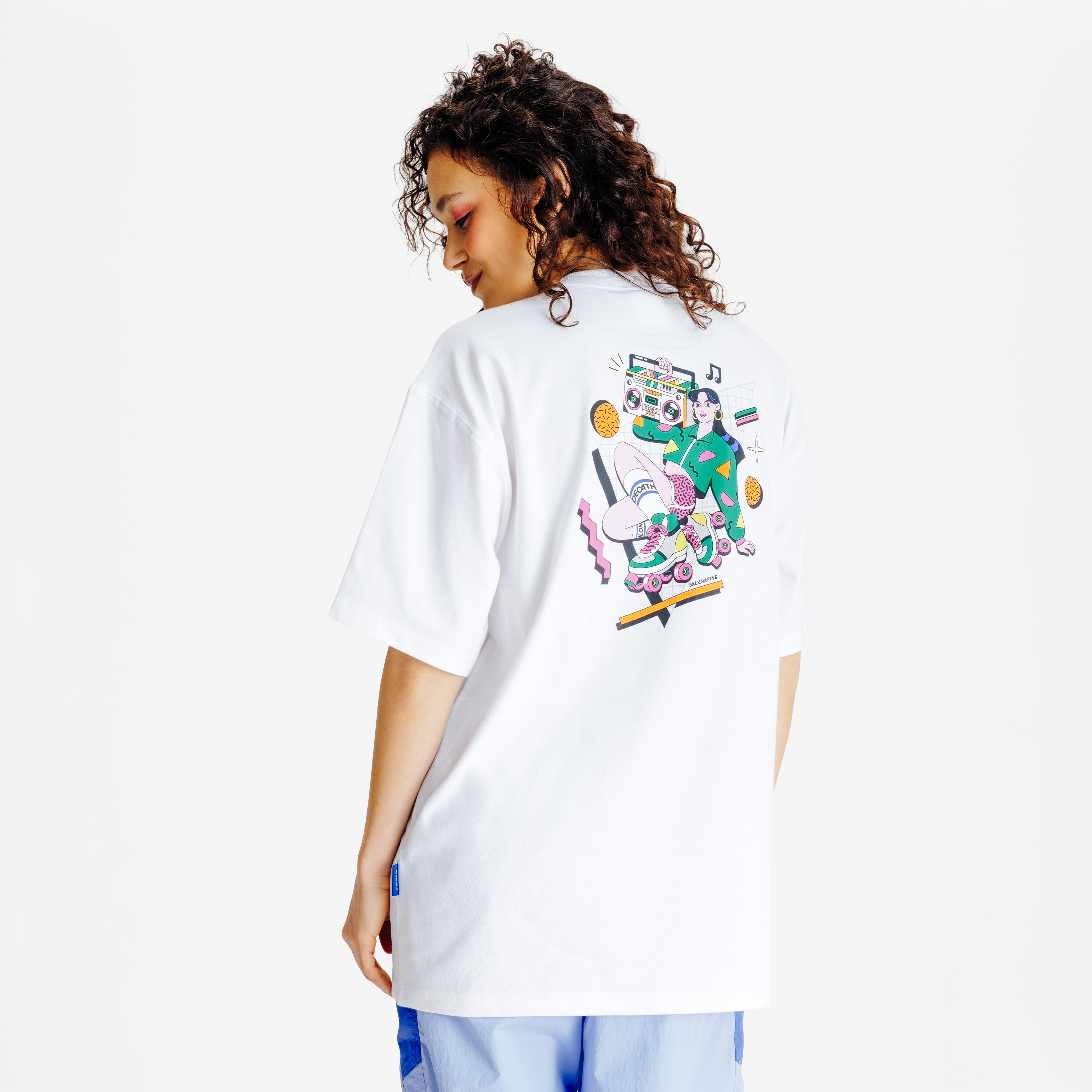 T-shirt Yestalgia print wit 4/6