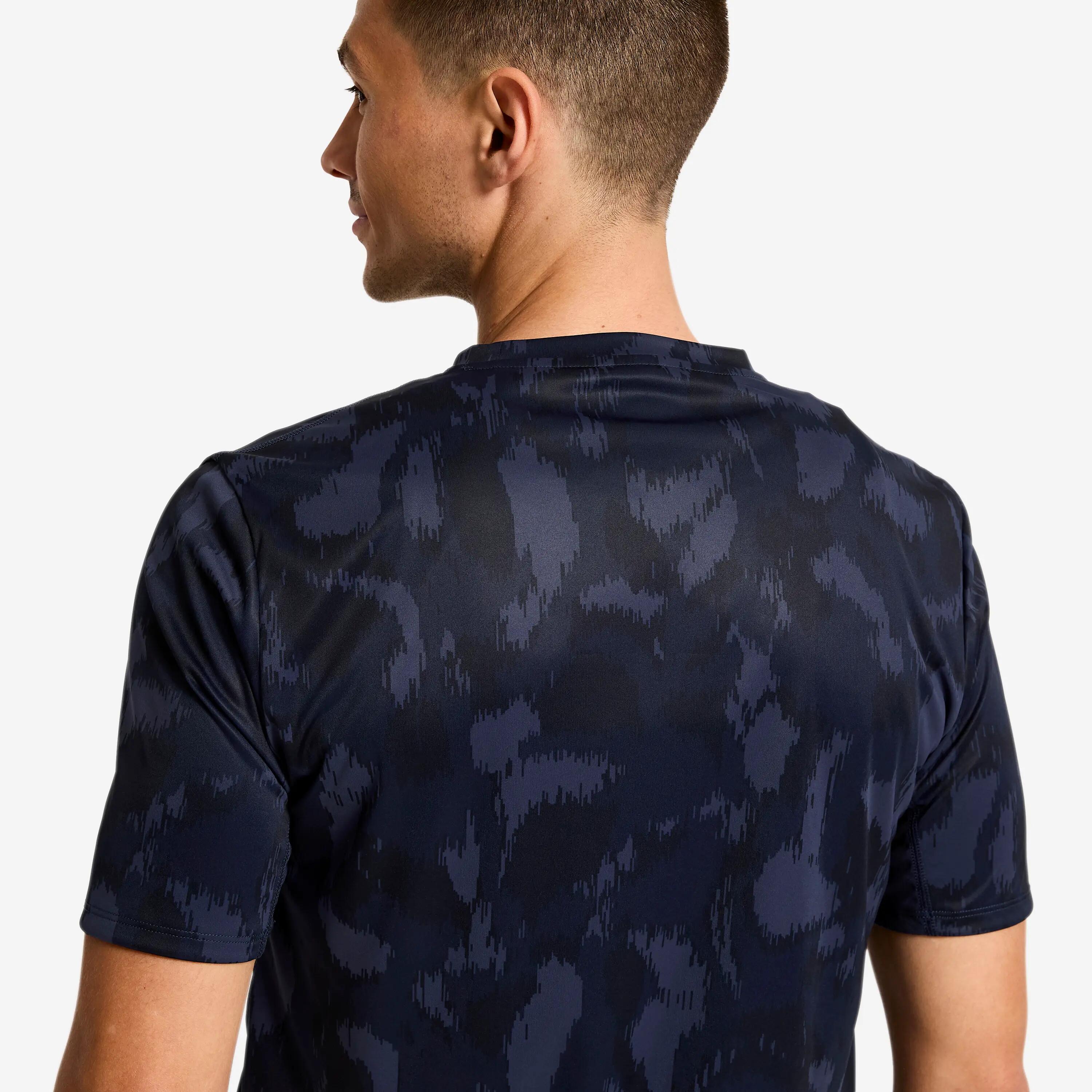 Tricou respirant fitness guler rotund Bleumarin Bărbați 9/9
