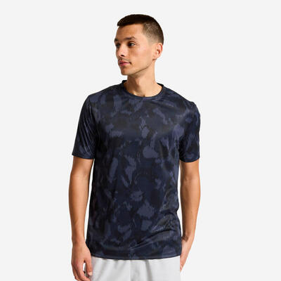 T-shirt uomo palestra regular fit traspirante verde