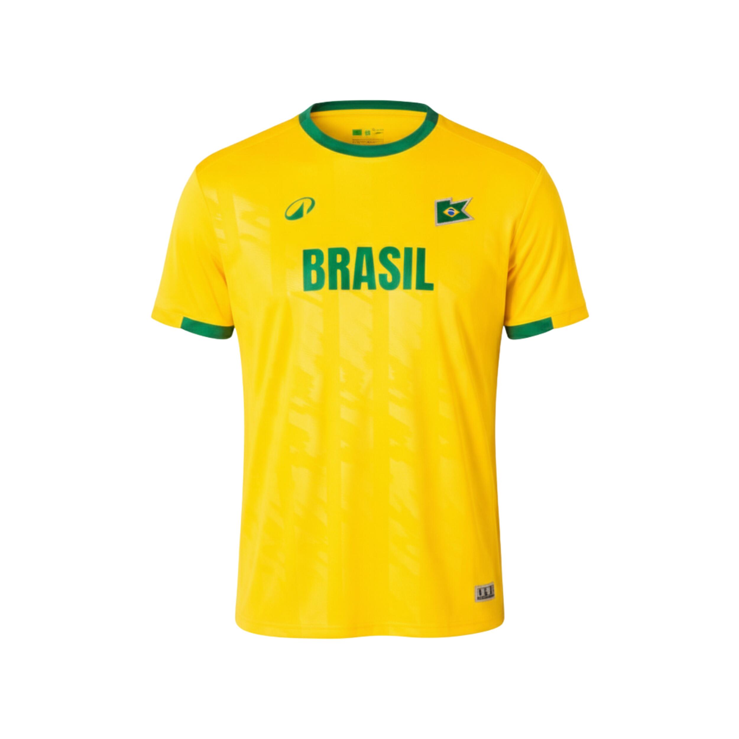 Playera de futbol de aficionado de Brasil para adulto 8/9