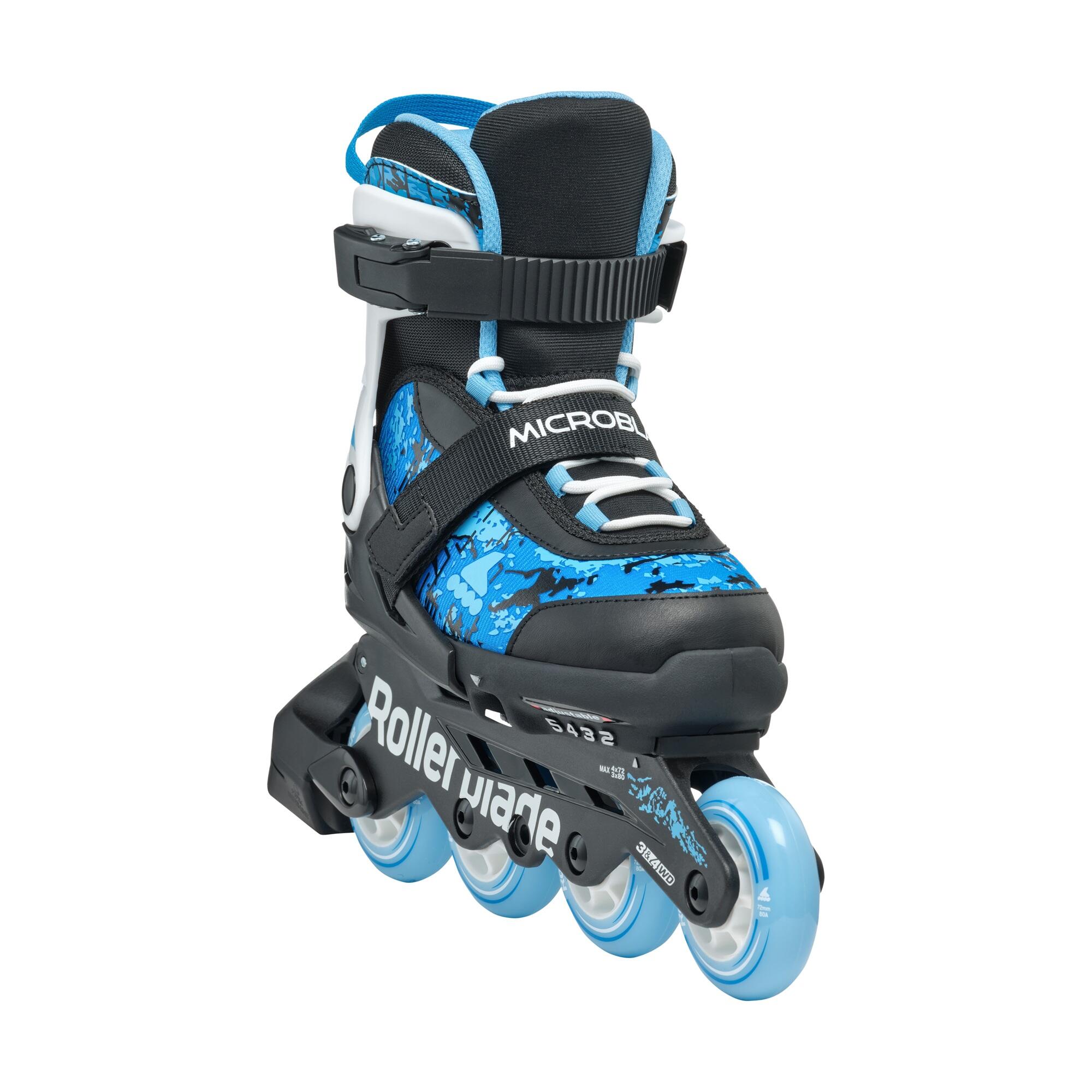 Inline-Skates Kinder Rollerblade Microblade SL schwarz/blau 5/7