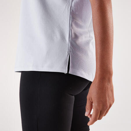 Футболка жіноча Run 500 Dry для бігу біла