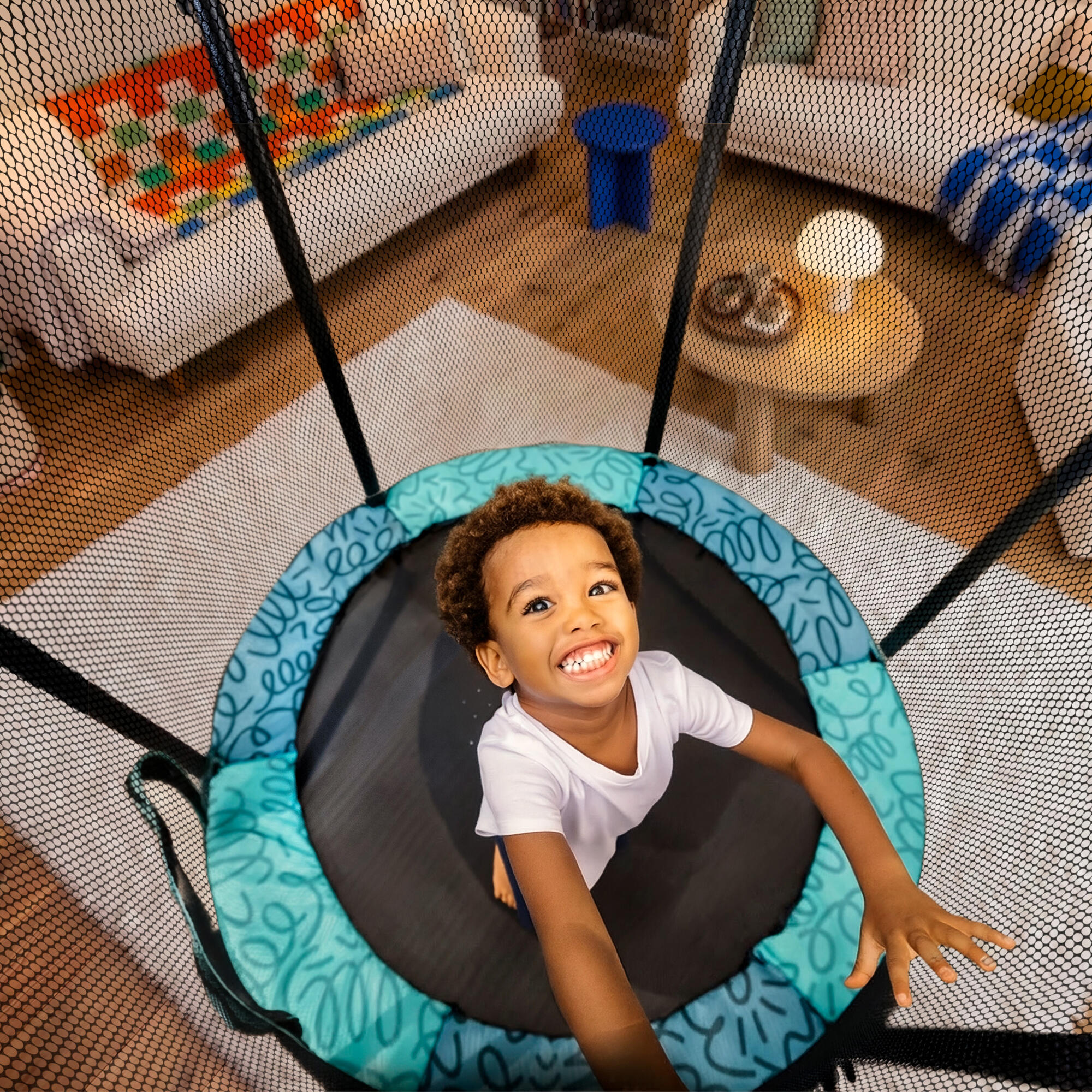 Trampoline Hudora Joey Jump 140 Cm – Sécurité Et Sauts Pour Enfants 3-8 Ans