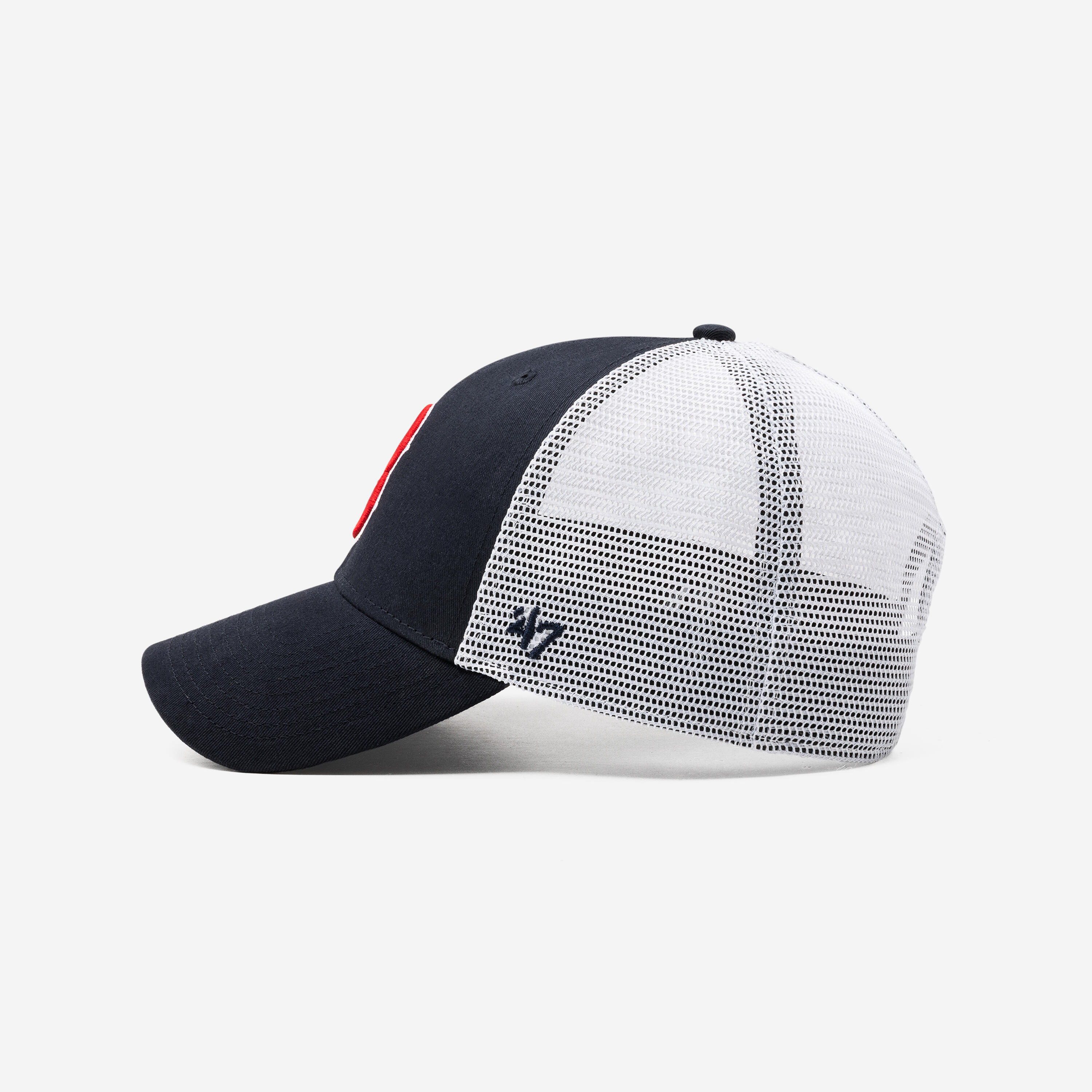 Baseballcap mit Snapback-Verschluss – Red Sox Boston rot und marineblau 2/4