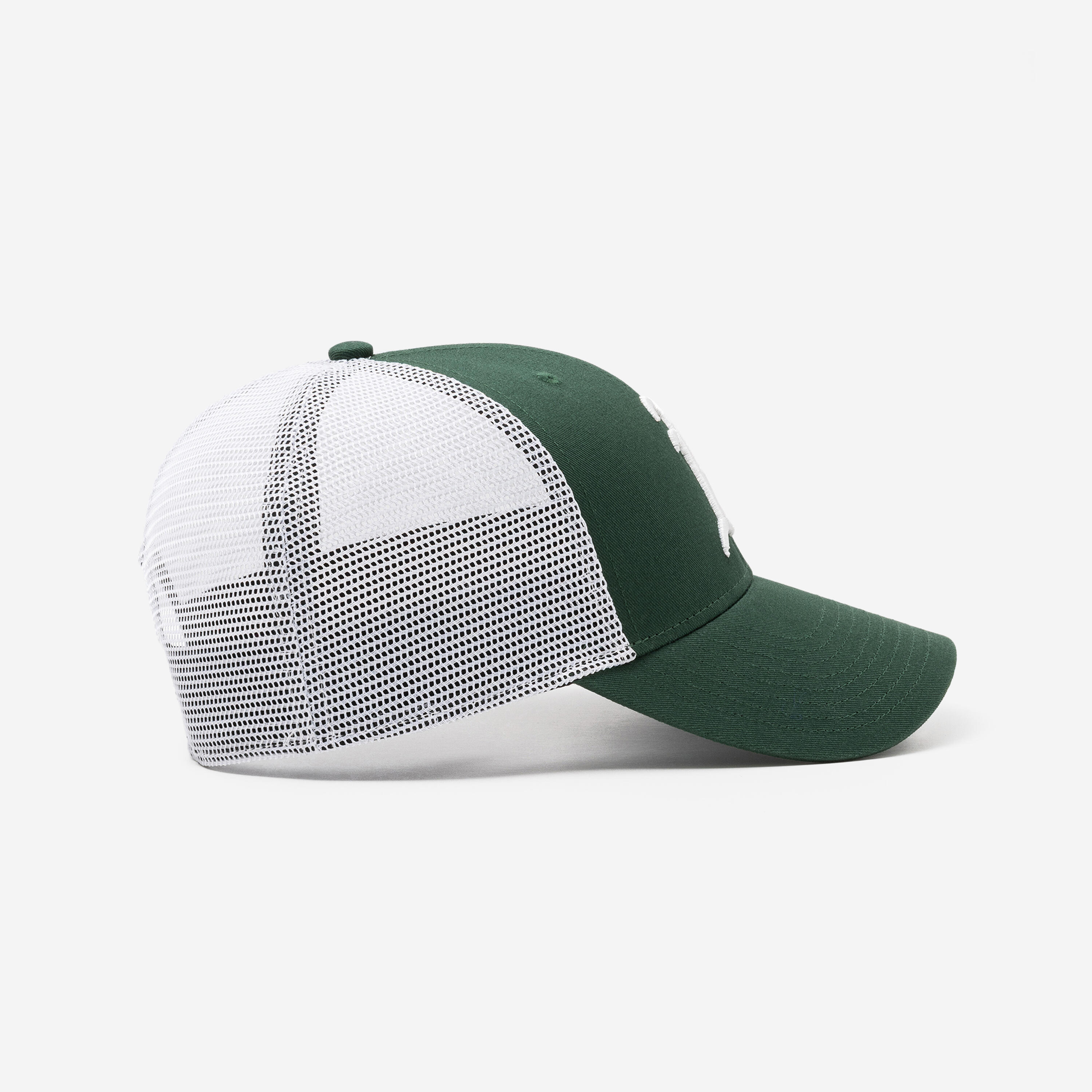 Casquette baseball avec fermeture à pression Adulte - Athletics A's vert blanc 4/4