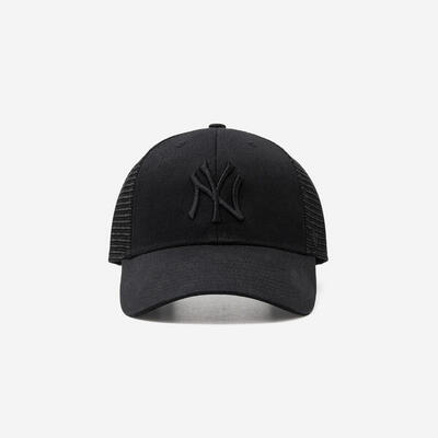 Honkbalpet new york yankees drukknoopsluiting zwart
