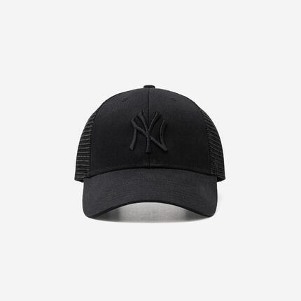 Damen/Herren Baseball Cap mit Druckknopf - New York Yankees schwarz