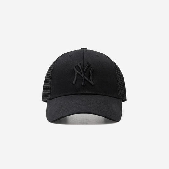 Damen/Herren Baseball Cap mit Druckknopf - New York Yankees schwarz