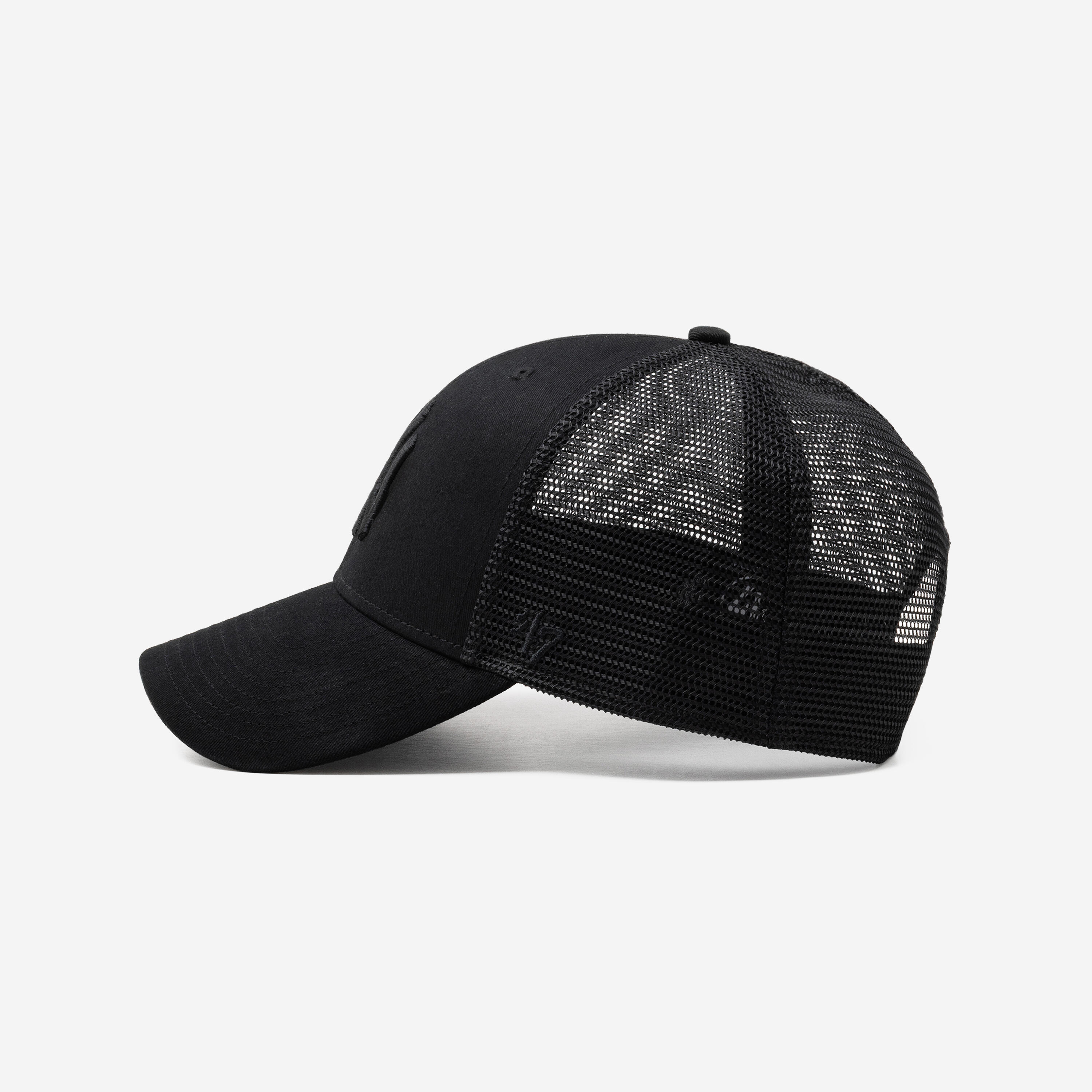 Gorra de béisbol con cierre a presión Adulto - New York Yankees negro 3/4