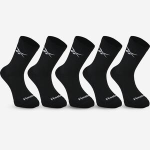 Calcetines Fitness Adultos Negro Altos Lote 5 Pares