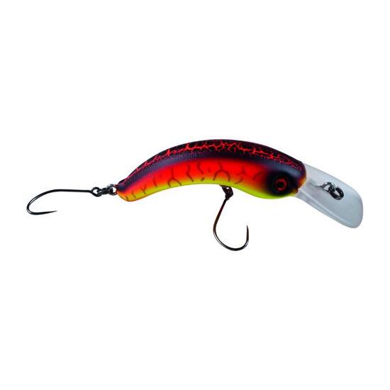 Minnow pesca trout area Maver WANTED 001 nero arancio 3g barbless