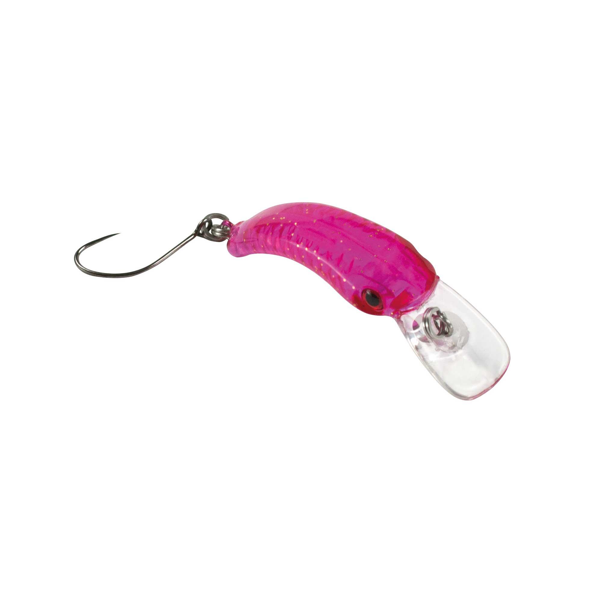 Minnow pesca trout area Maver DANGEROUS 002 rosa 29mm 1,2g barbless 2/4