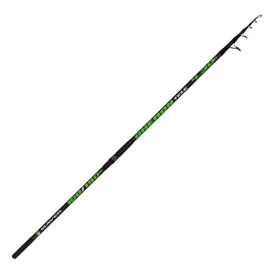 Canna pesca surfcasting Maver GHEMON TELE nero verde 420m 100-190g cimino pieno