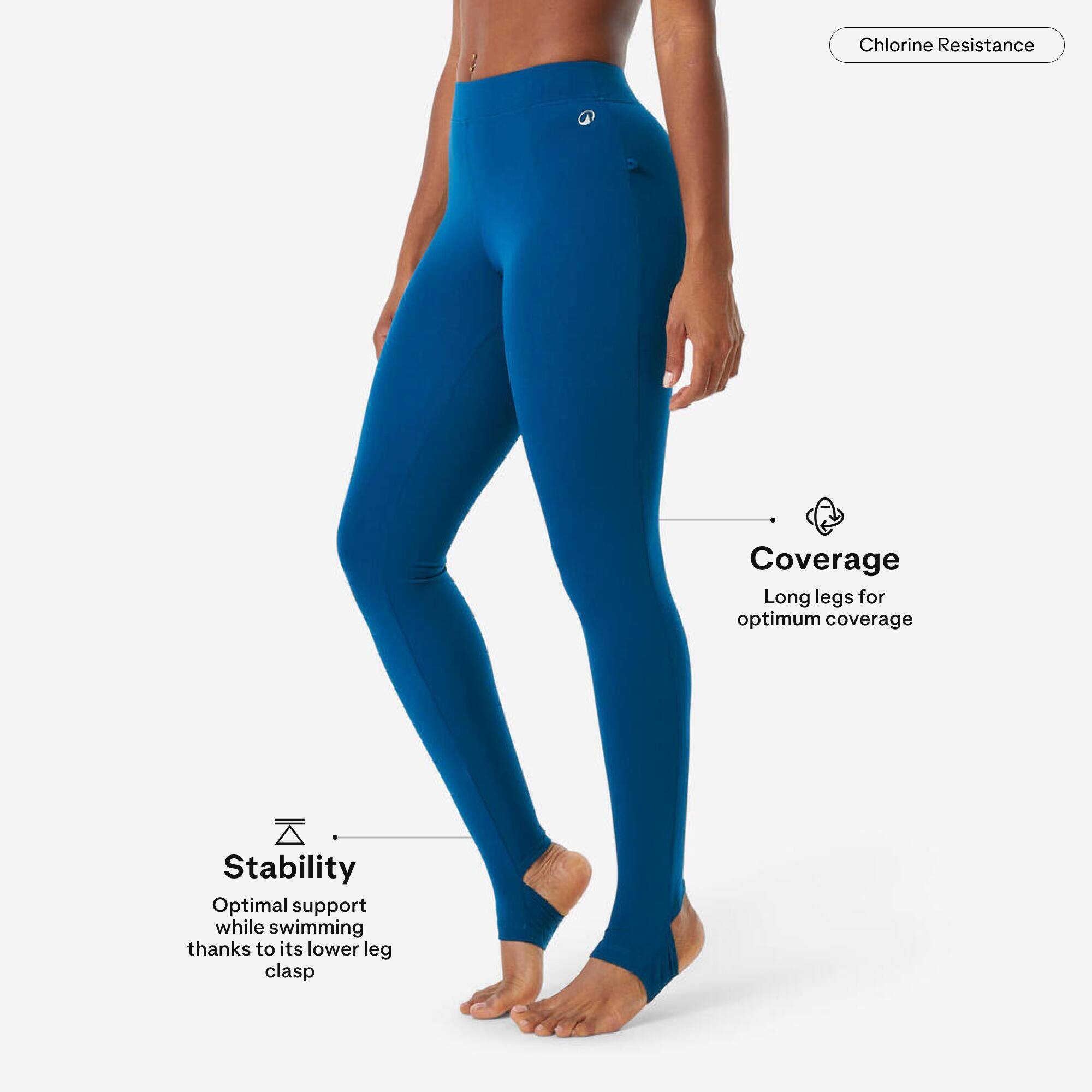 Women’s swimming leggings una blue -  3