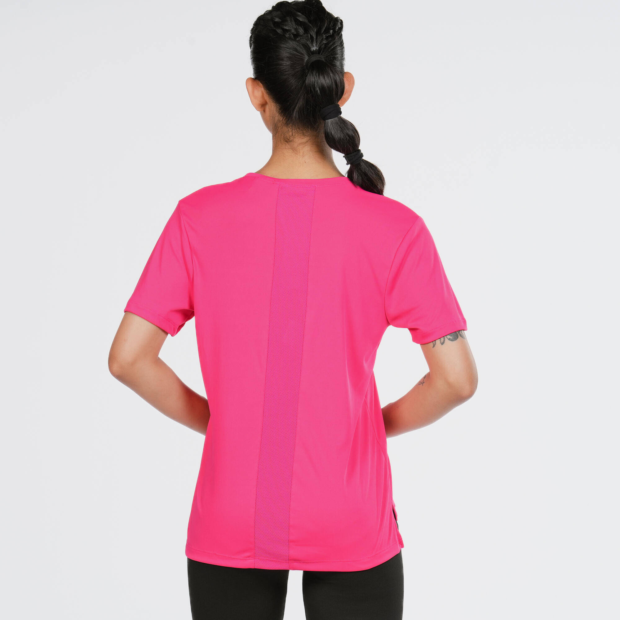 Women's Short-Sleeved T-Shirt Coolmax - Cherry Pink -  3