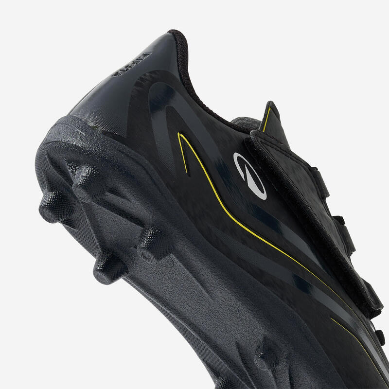 Ghete de fotbal cu scai 160 Easy MG negru copii