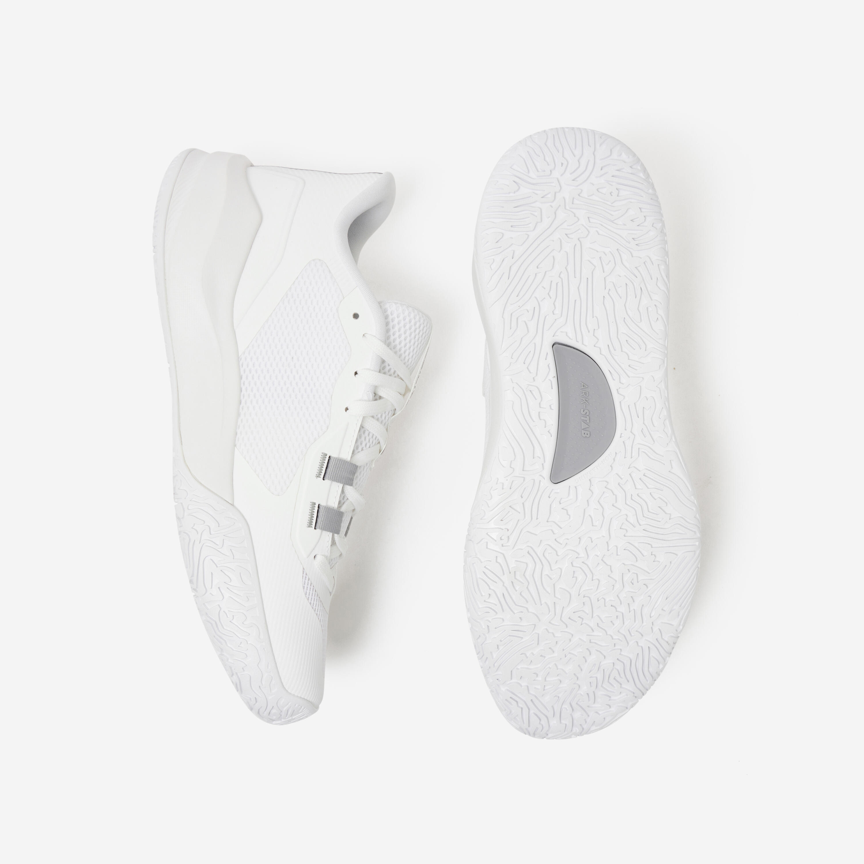 Adult Handball Shoes, HB 500 Agility - White 10/14
