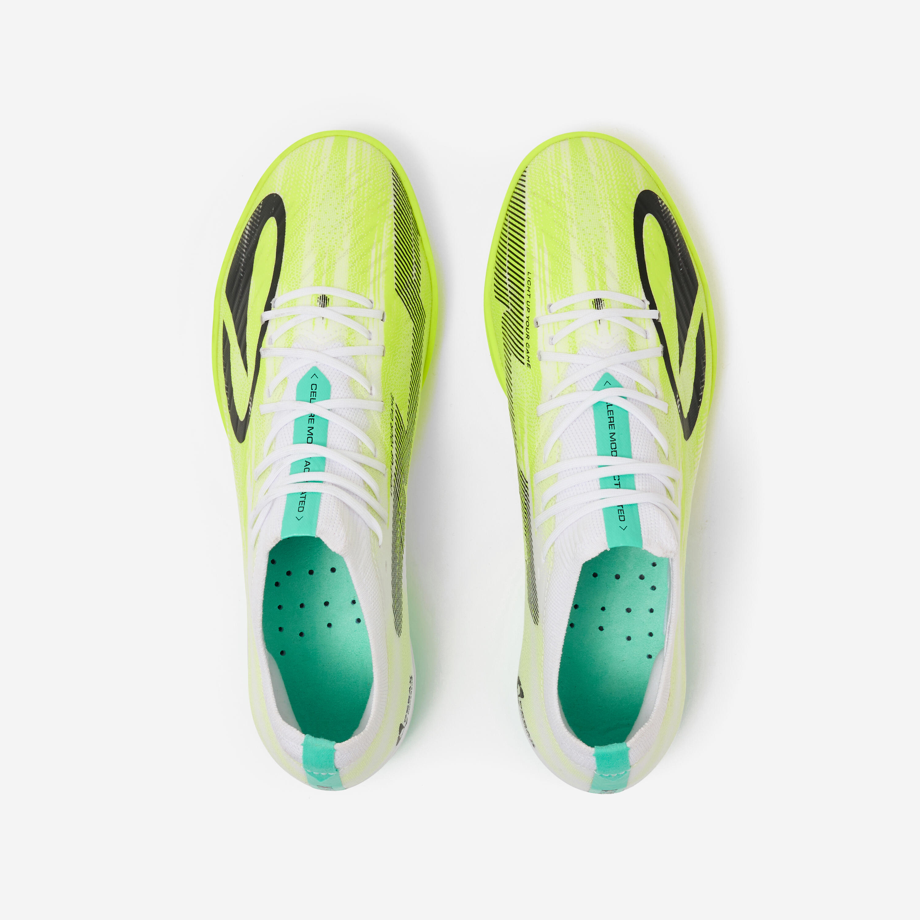 Botas de Fútbol CLR TF Low Red Storm blanco amarillo 6/6