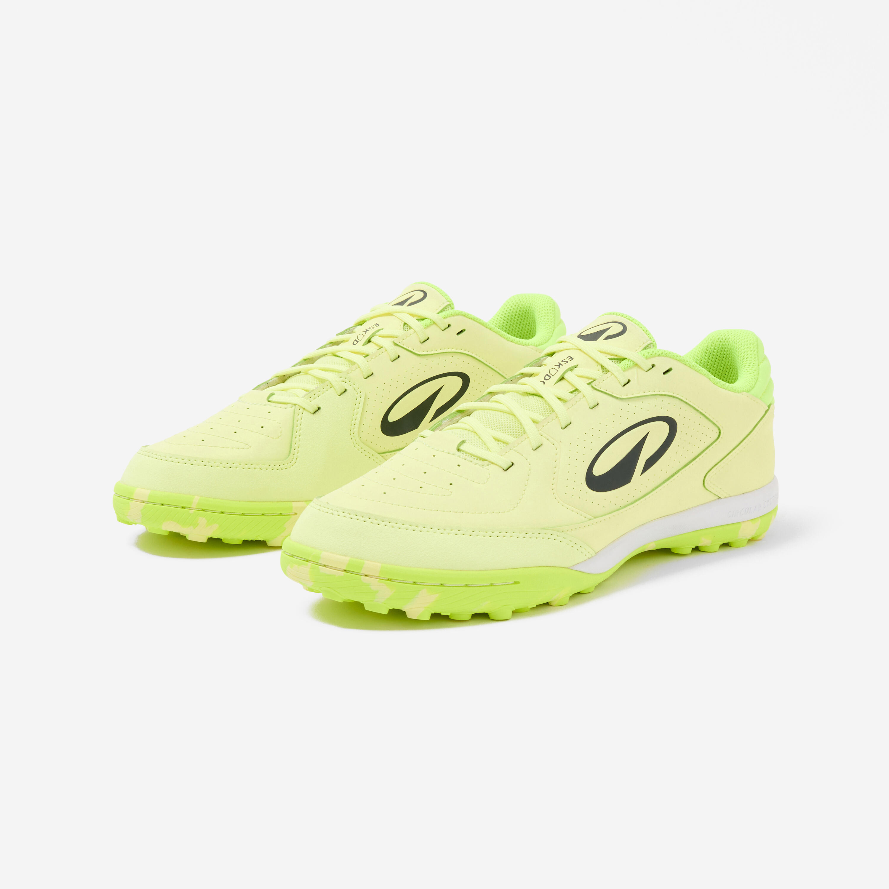 Chaussures de football adulte, Eskudo Club Turf jaune 2/6