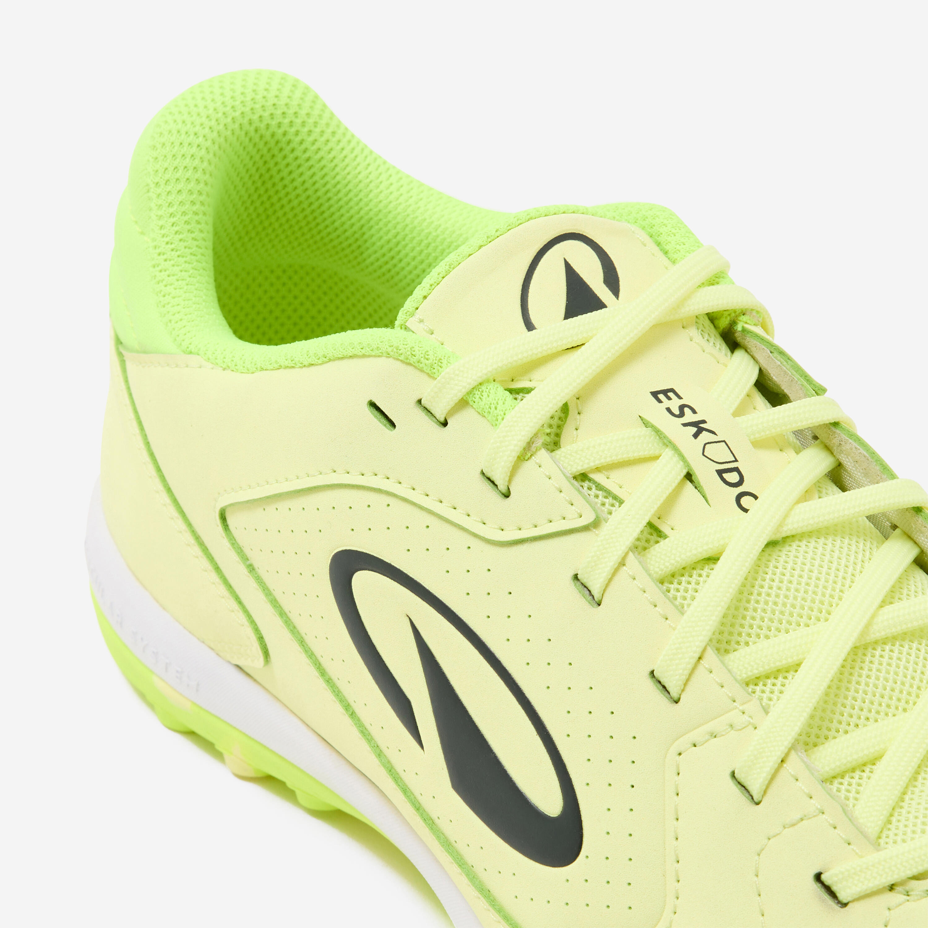 Chaussures de football adulte, Eskudo Club Turf jaune 4/6