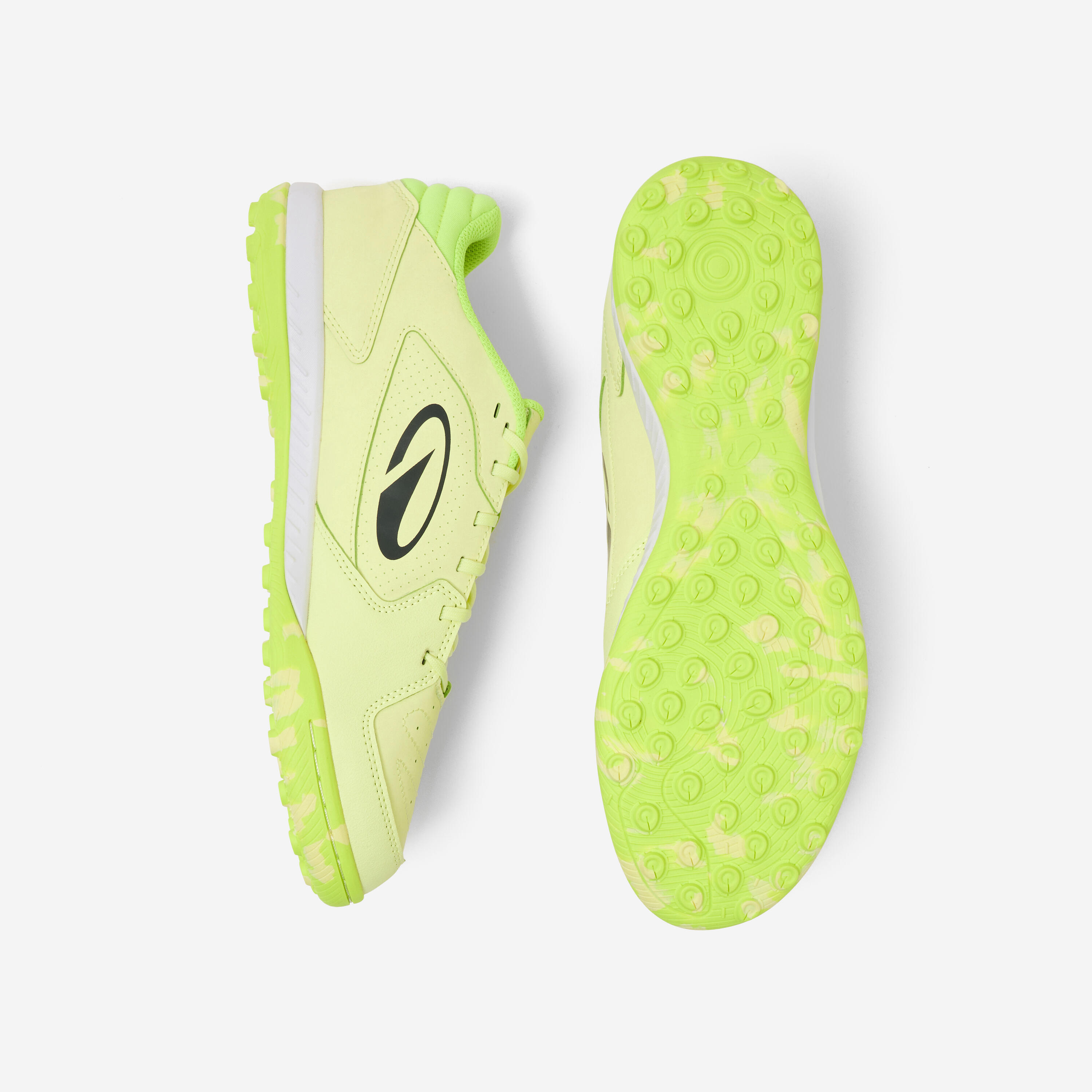 Chaussures de football adulte, Eskudo Club Turf jaune 6/6