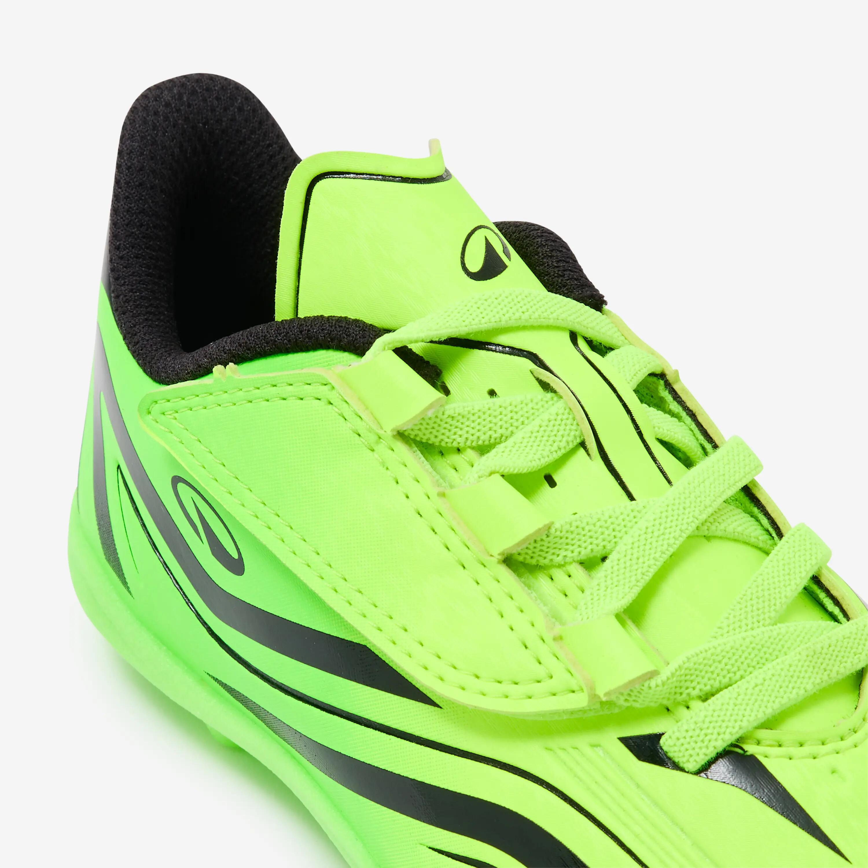 Buty piłkarskie dla dzieci Kipsta 160 Easy MG na rzepy 6/6