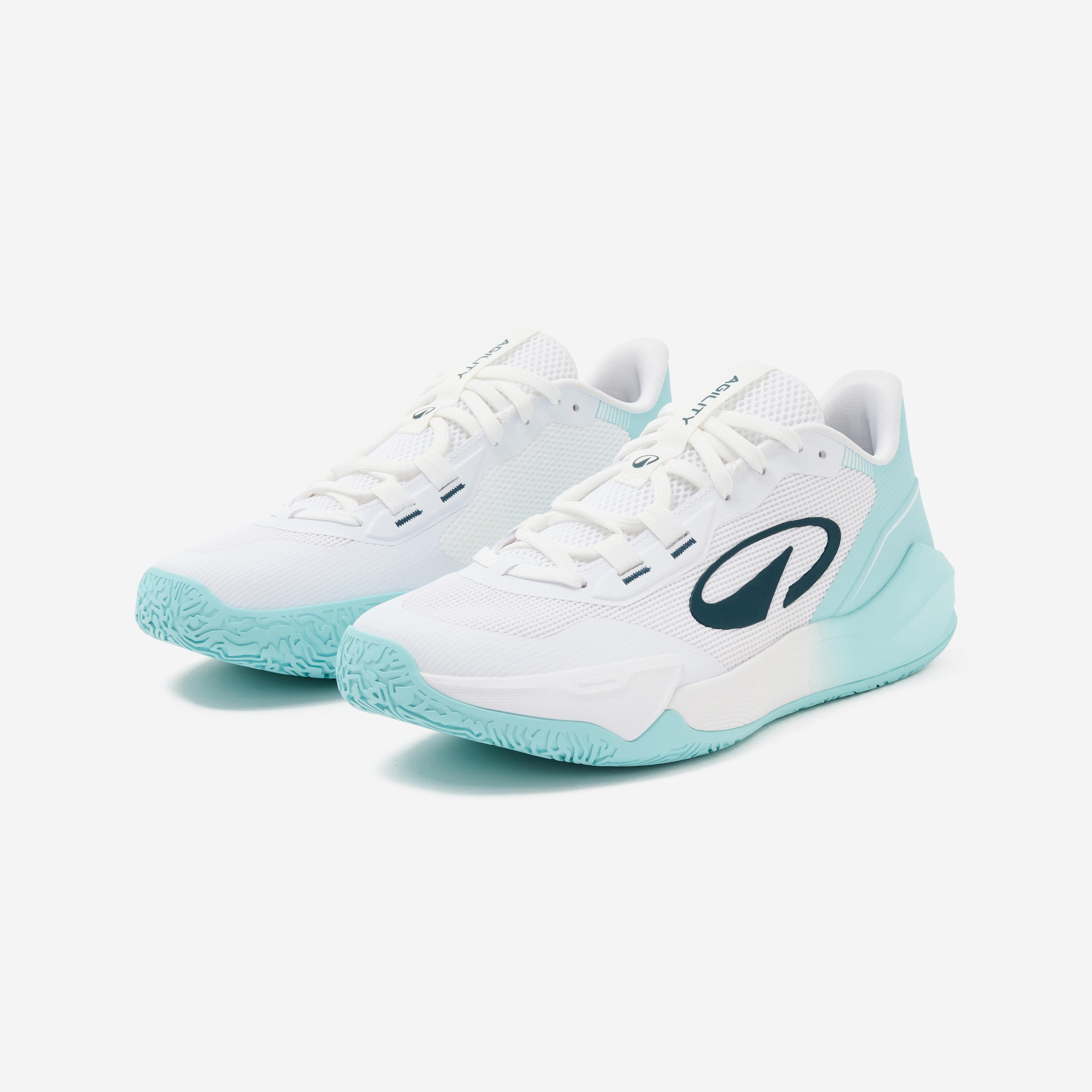 Damen/Herren Handballschuhe - HB500 Agility weiß/blau  4/12