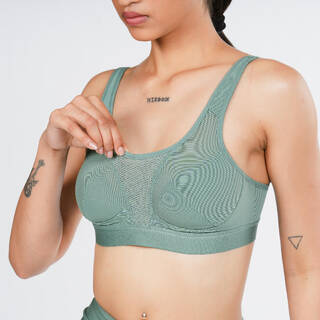 Women's High Support Convertible Strap Sports Bra - Delicate Blue