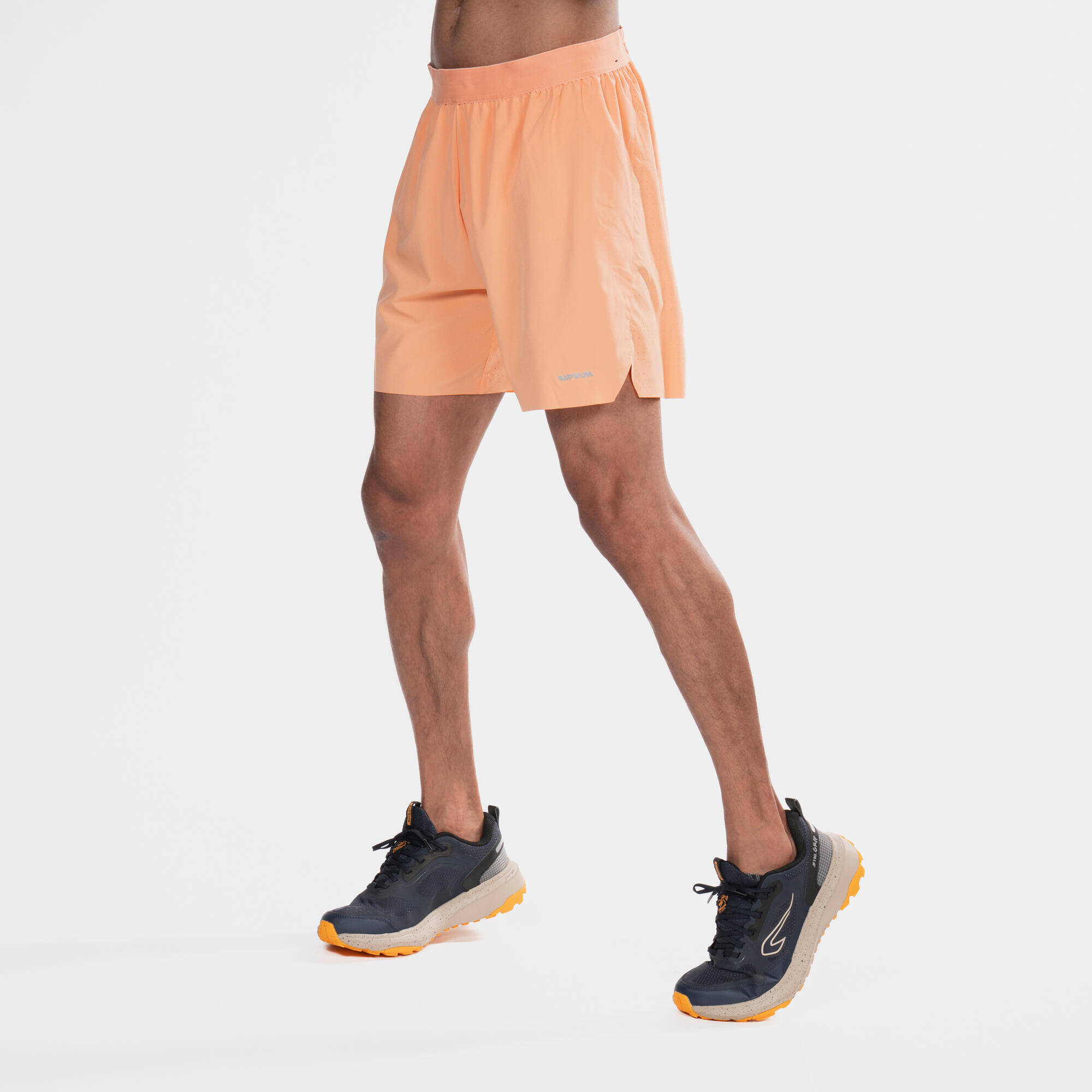 Men's running shorts - KIPRUN Run 500 Comfort - Purple