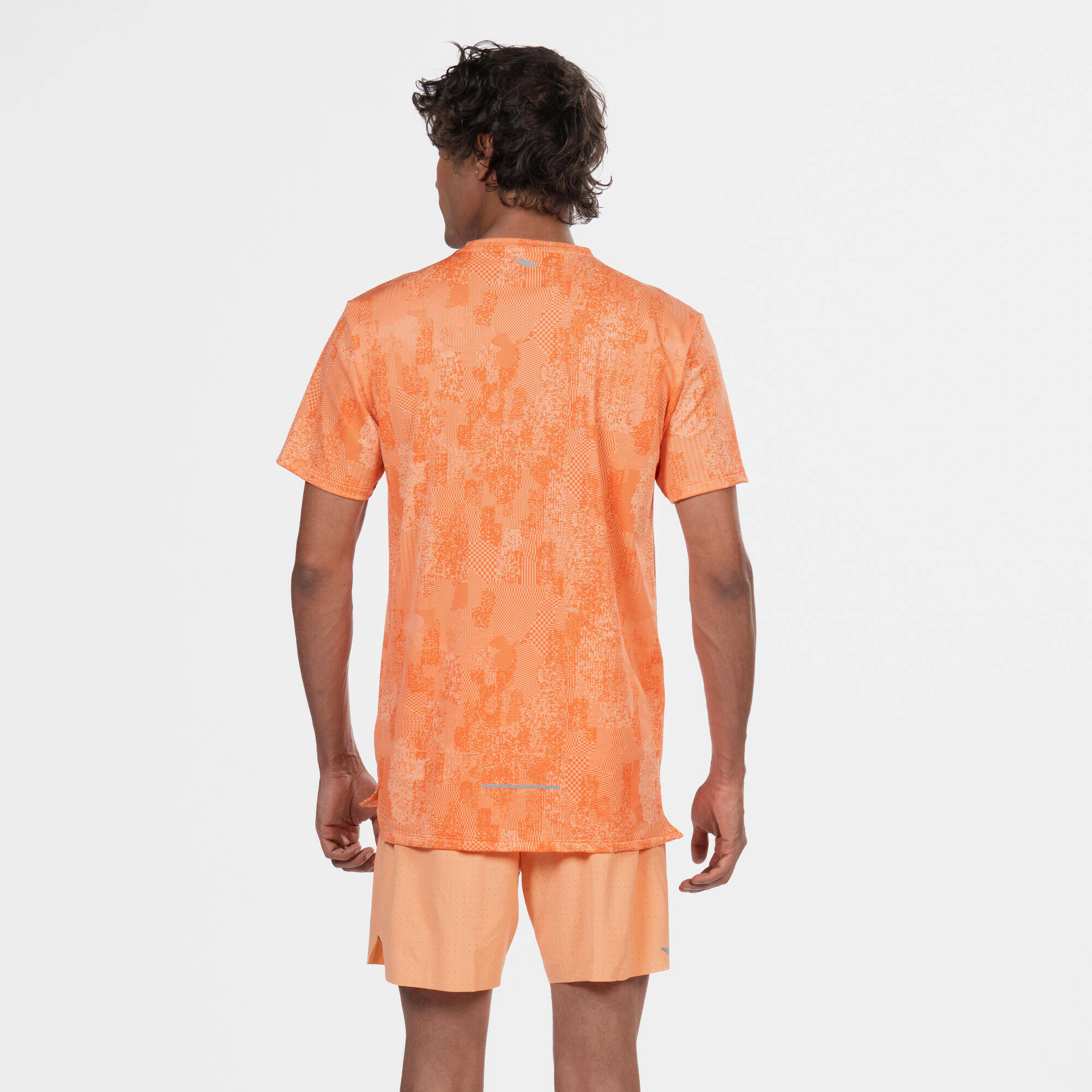 MEN'S RUNNING T-SHIRT RUN 500 GRAPH ORANGE -  3
