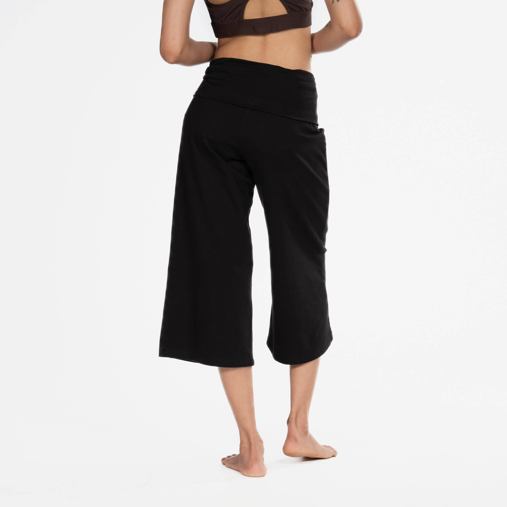 Women's high-waisted yoga capris -  3