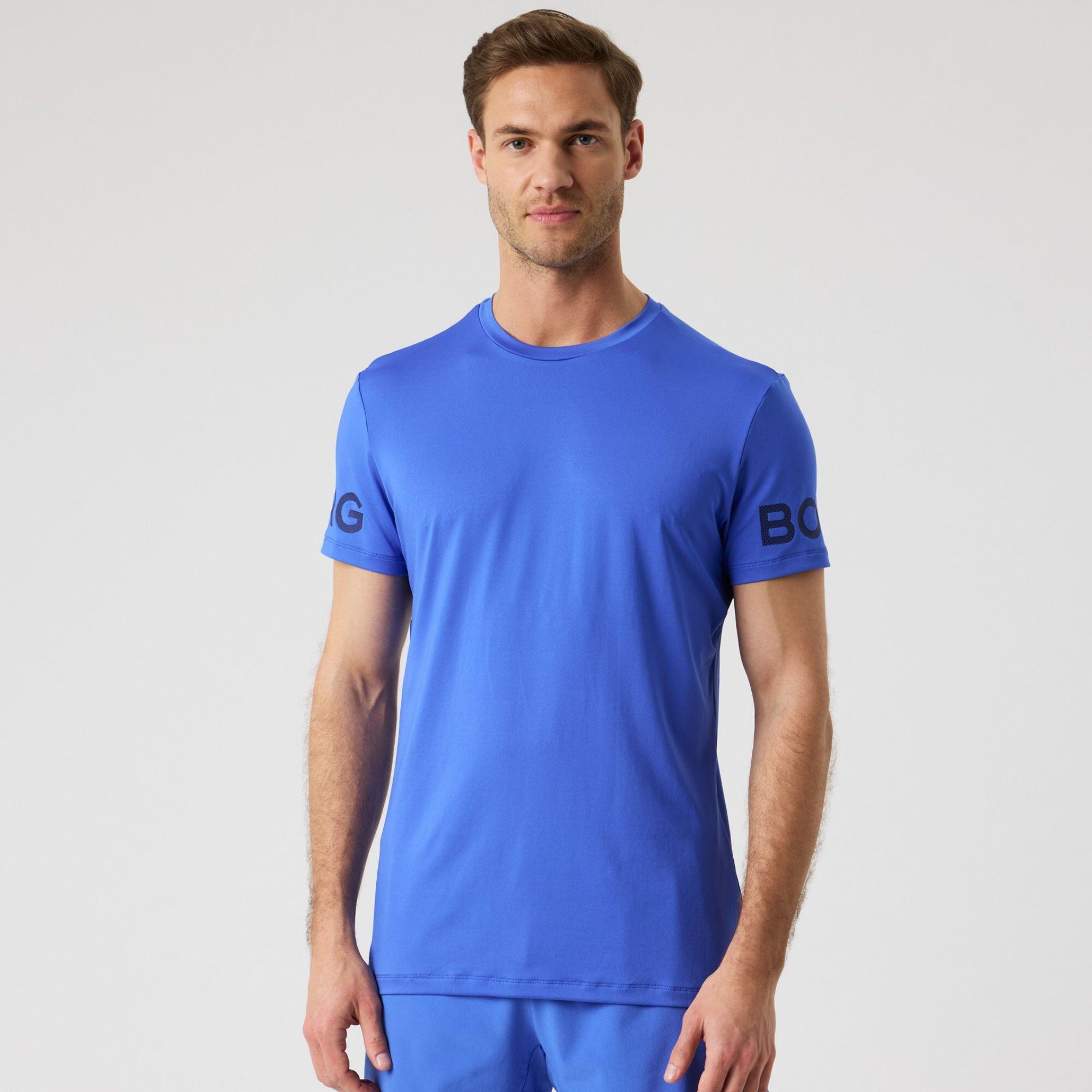 Borg T-Shirt heren | Amparo blauw 2/6