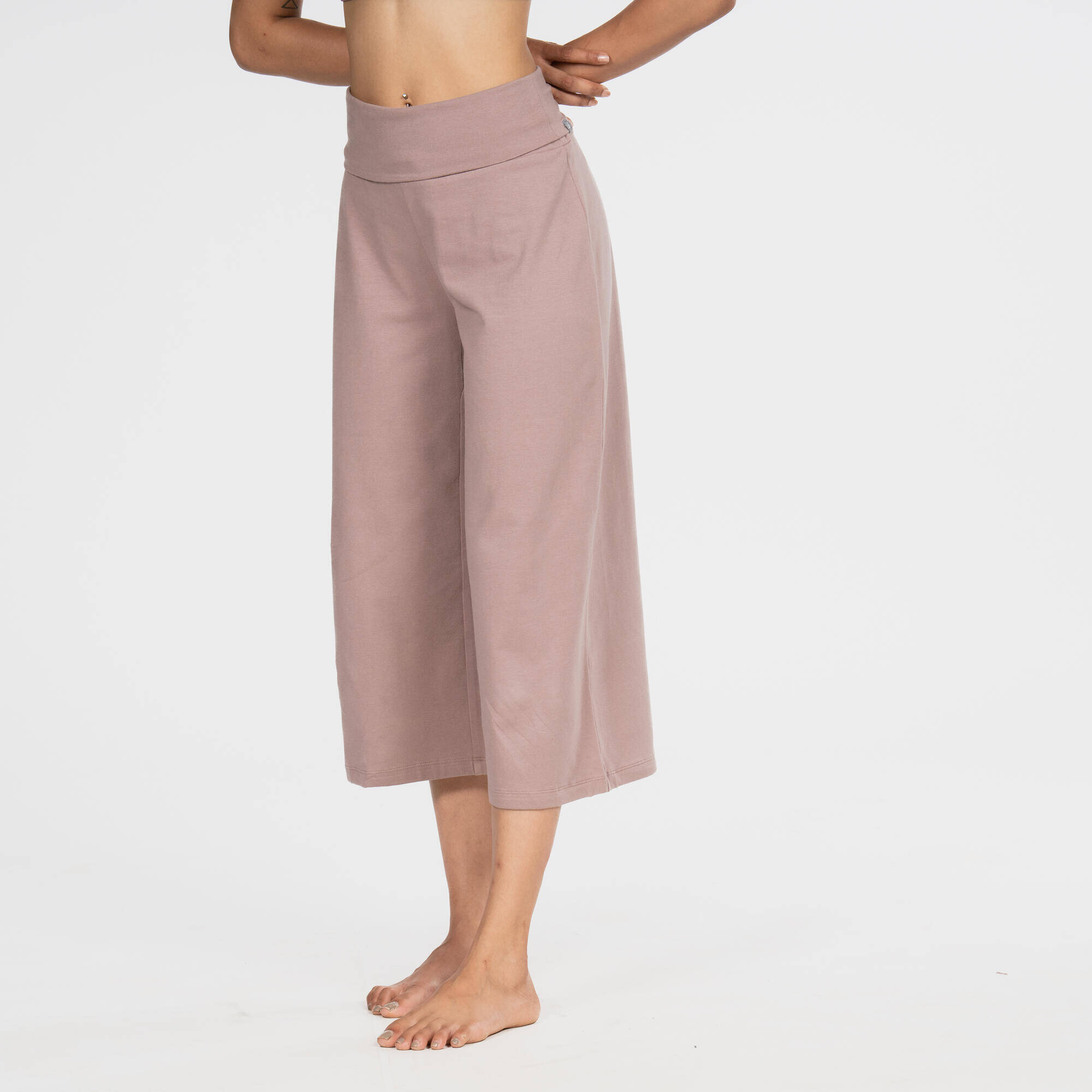Women's high-waisted yoga capris -  2