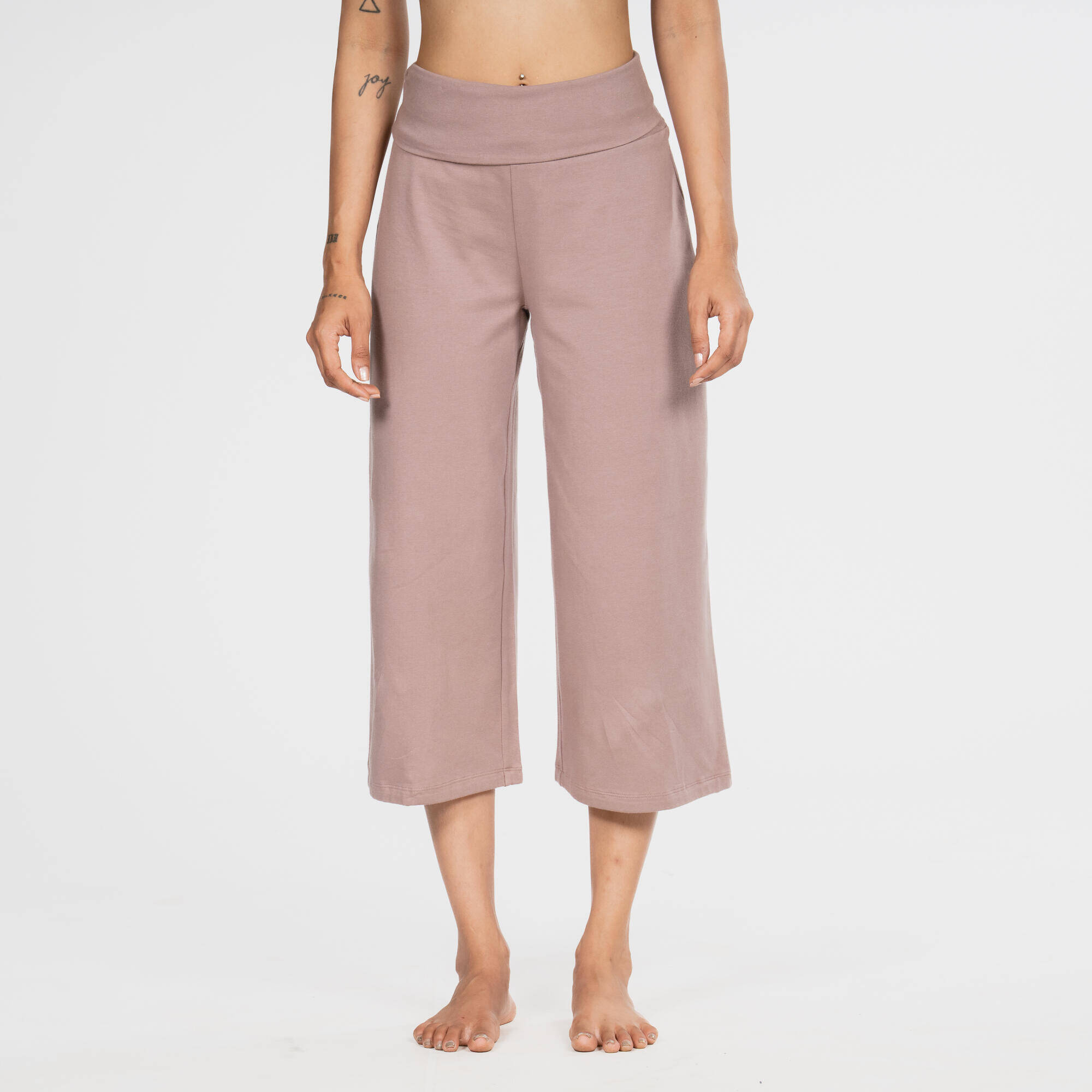 Women's high-waisted yoga capris -  1