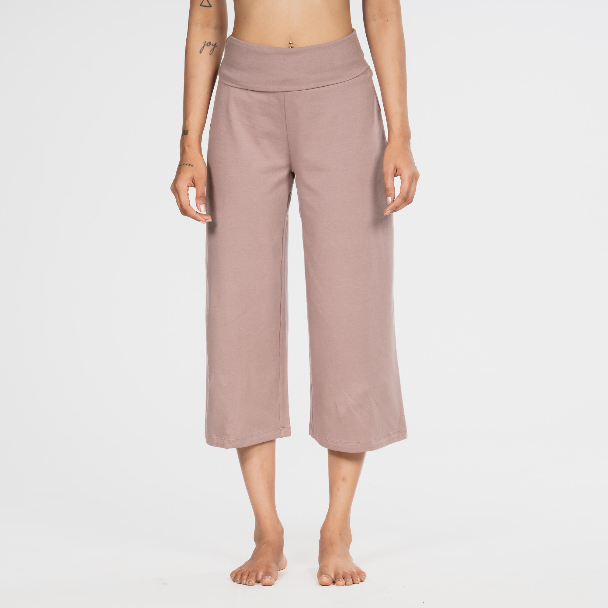 Women's high-waisted yoga capris-image-21