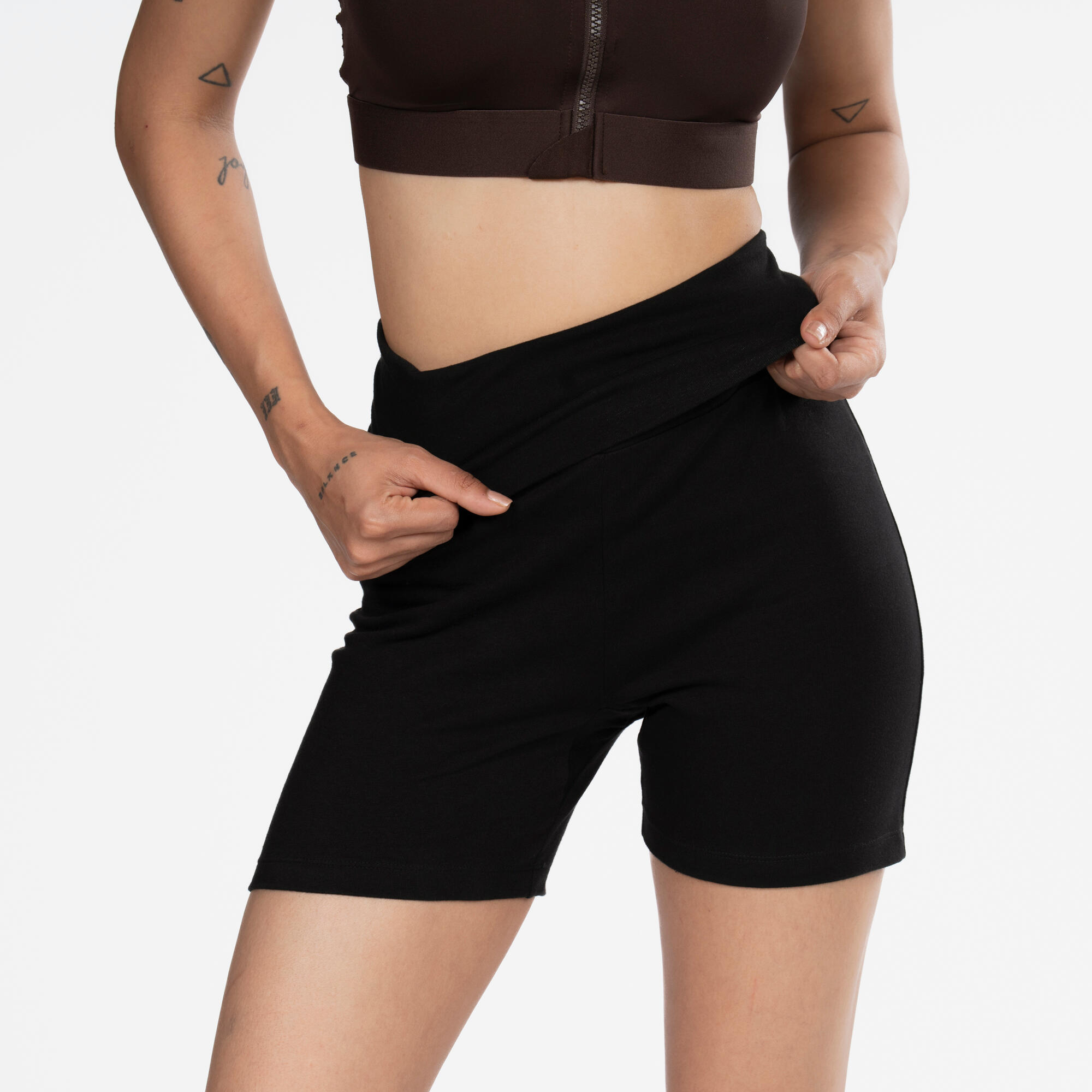 domyos Women's High-Waisted Soft Yoga Shorts-picture-27