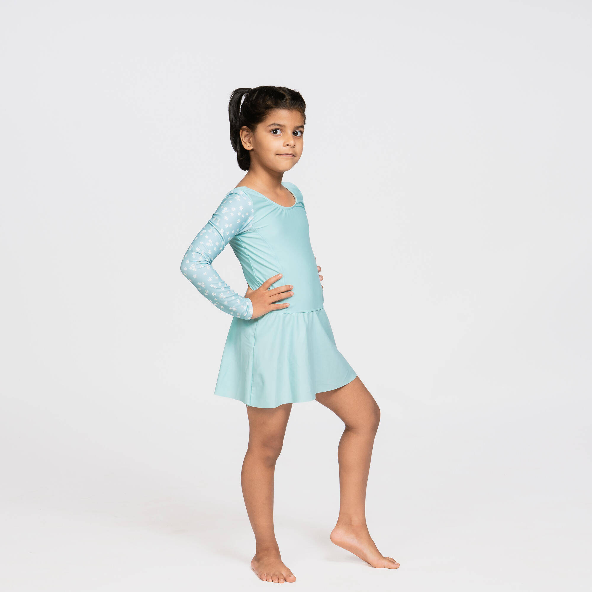 Girls 1Piece swimsuit Keya Daisy Mint -  2