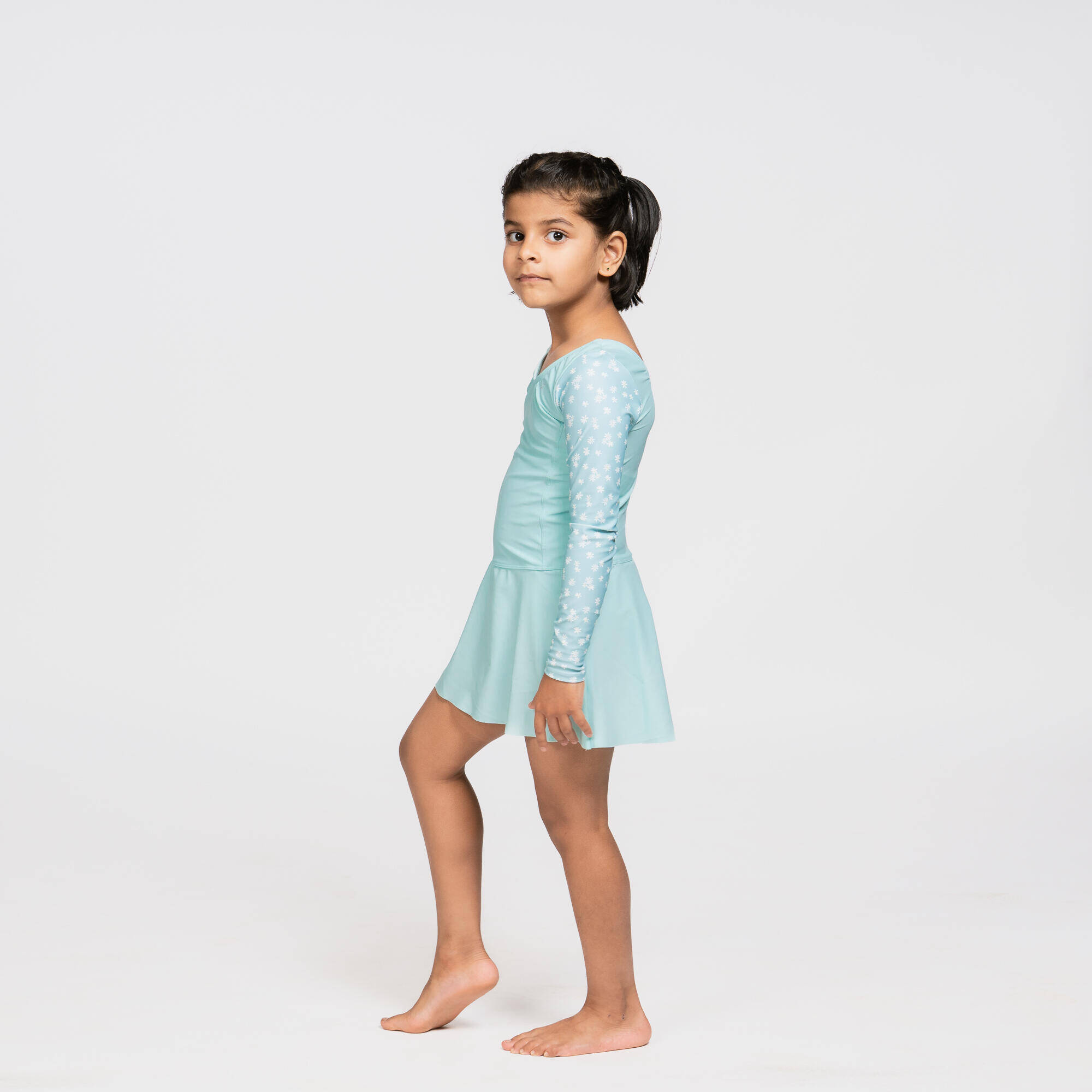 Girls 1Piece swimsuit Keya Daisy Mint -  3