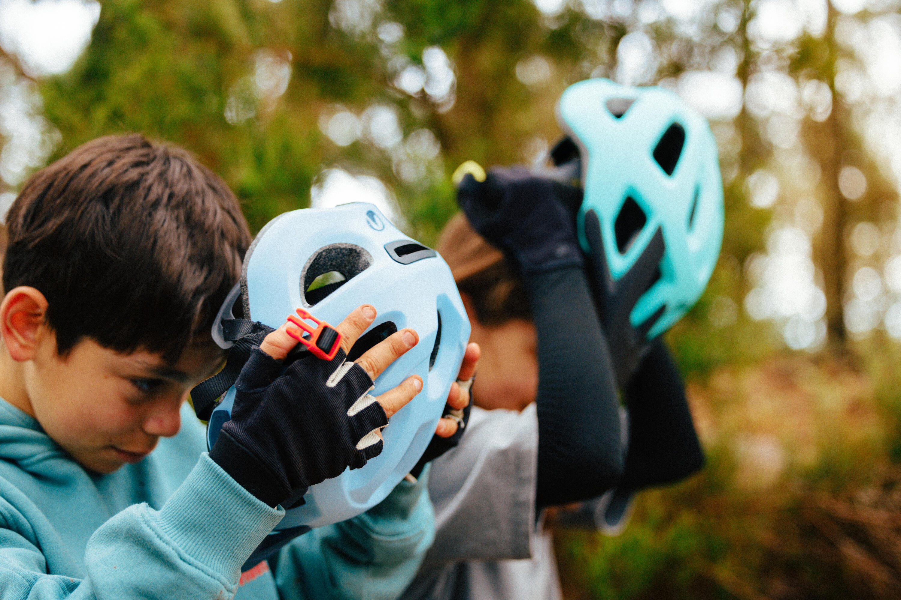 Casque de vélo de montagne enfant, Expl 500 52-59 cm 12/19