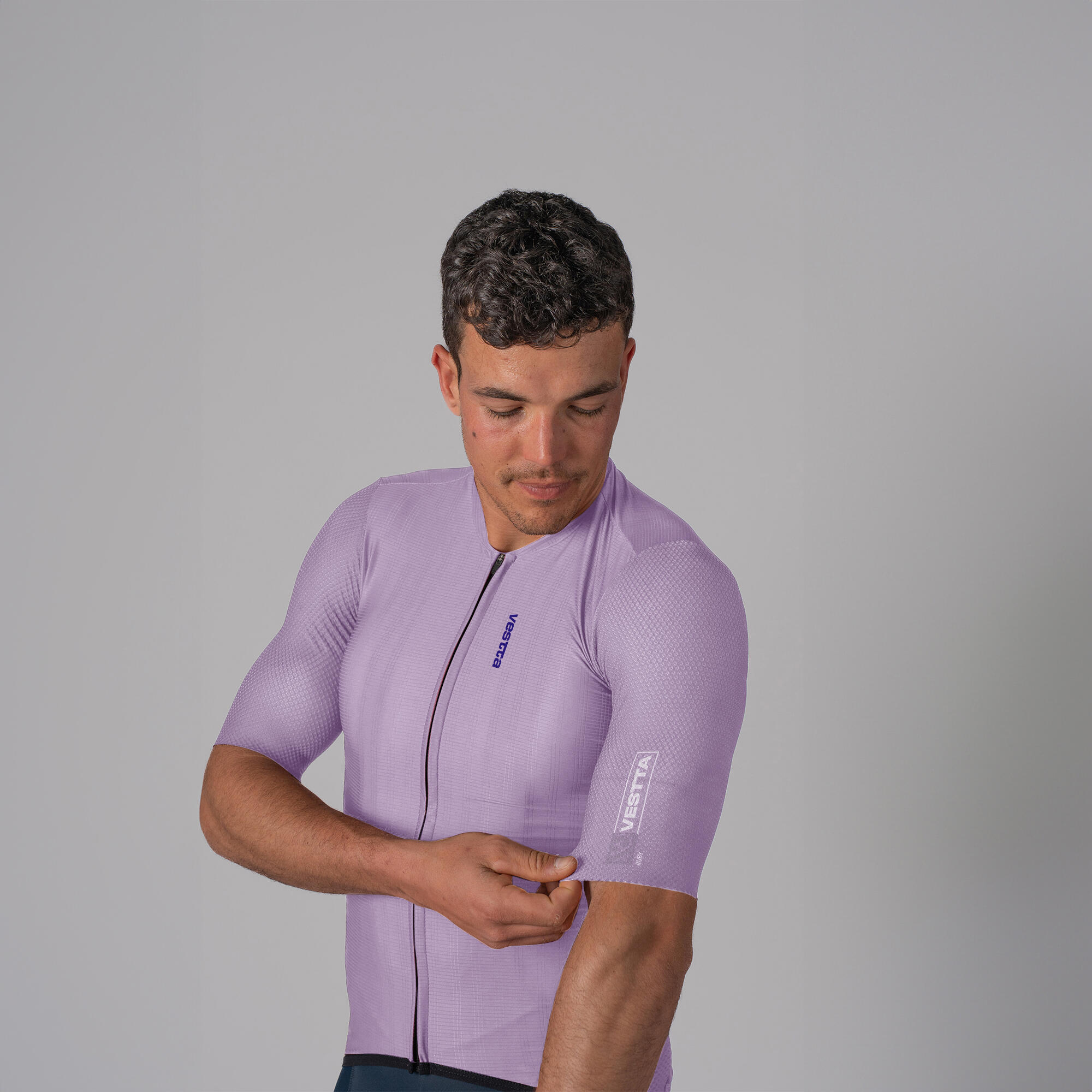 Maillot ciclismo manga corta Vestta Pro Plus Lilac 2/6