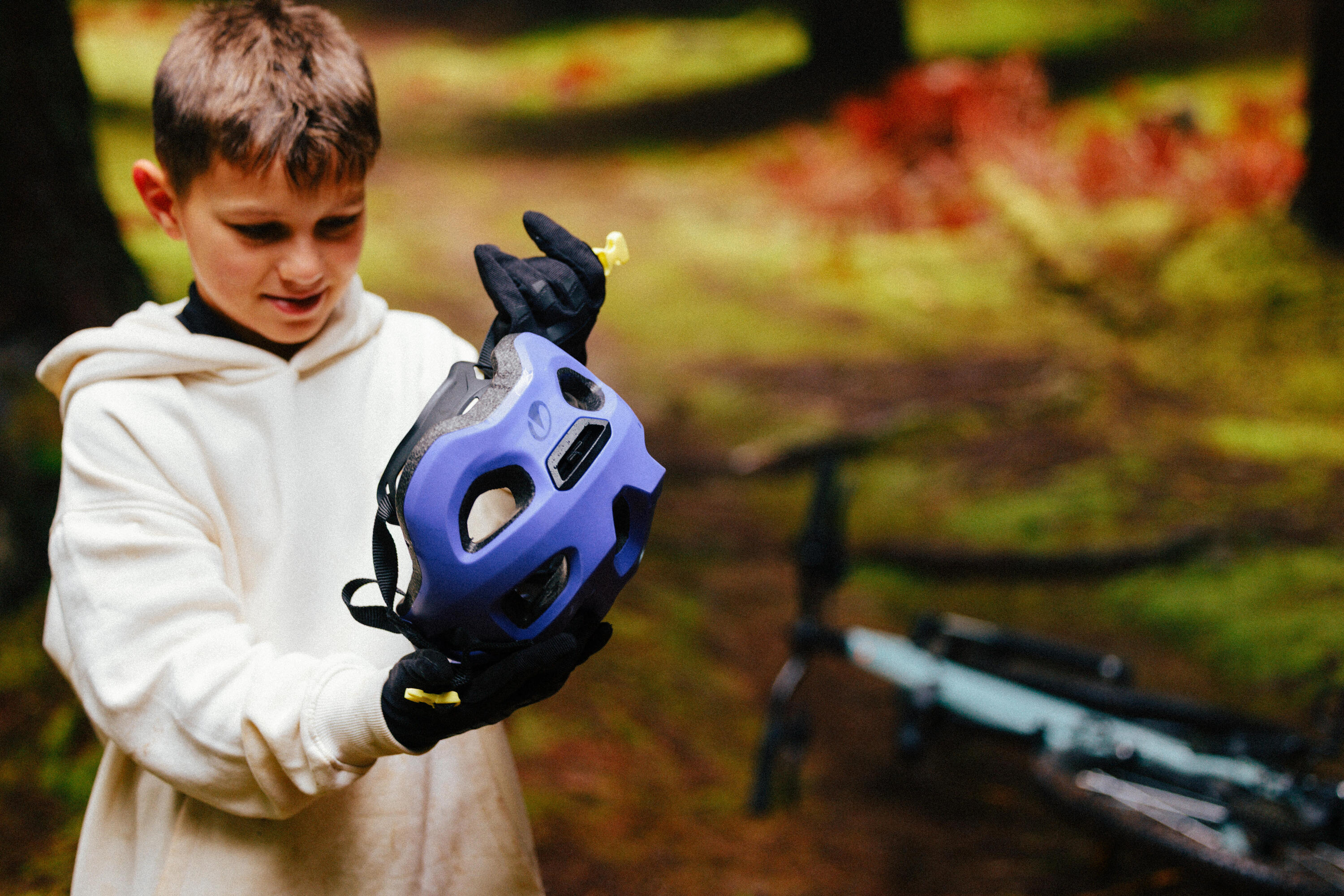 Casque de vélo de montagne enfant, Expl 500 52-59 cm 19/21