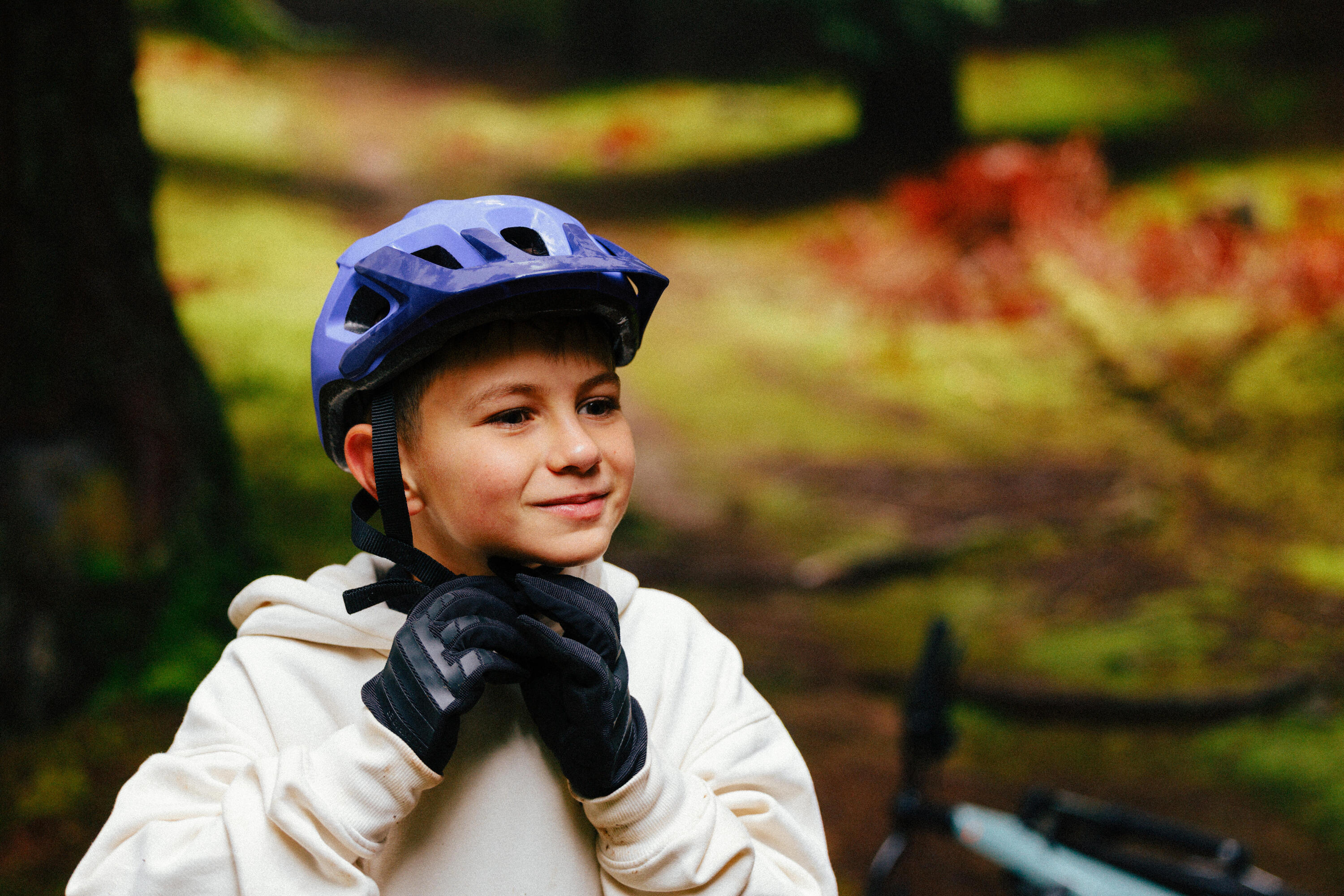 Casque de vélo de montagne enfant, Expl 500 52-59 cm 16/21