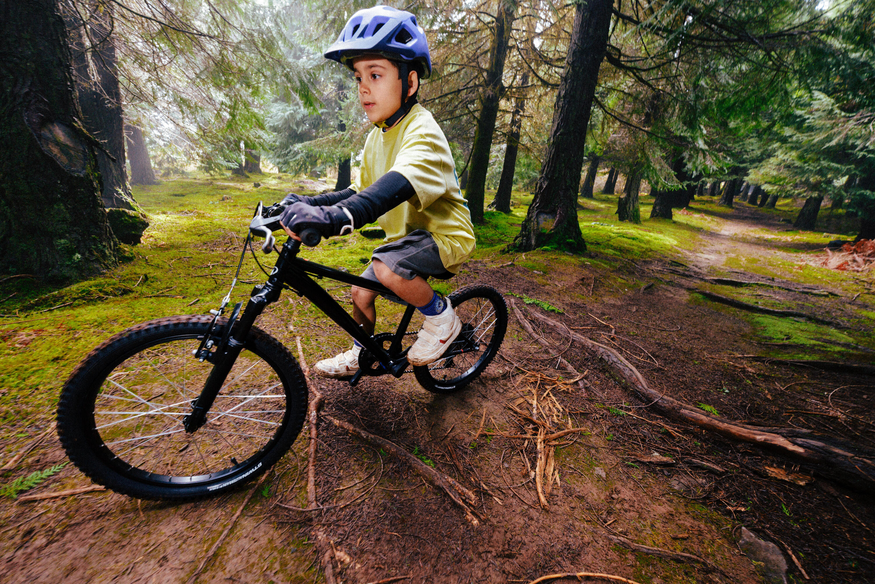 Casque de vélo de montagne enfant, Expl 500 52-59 cm 12/21